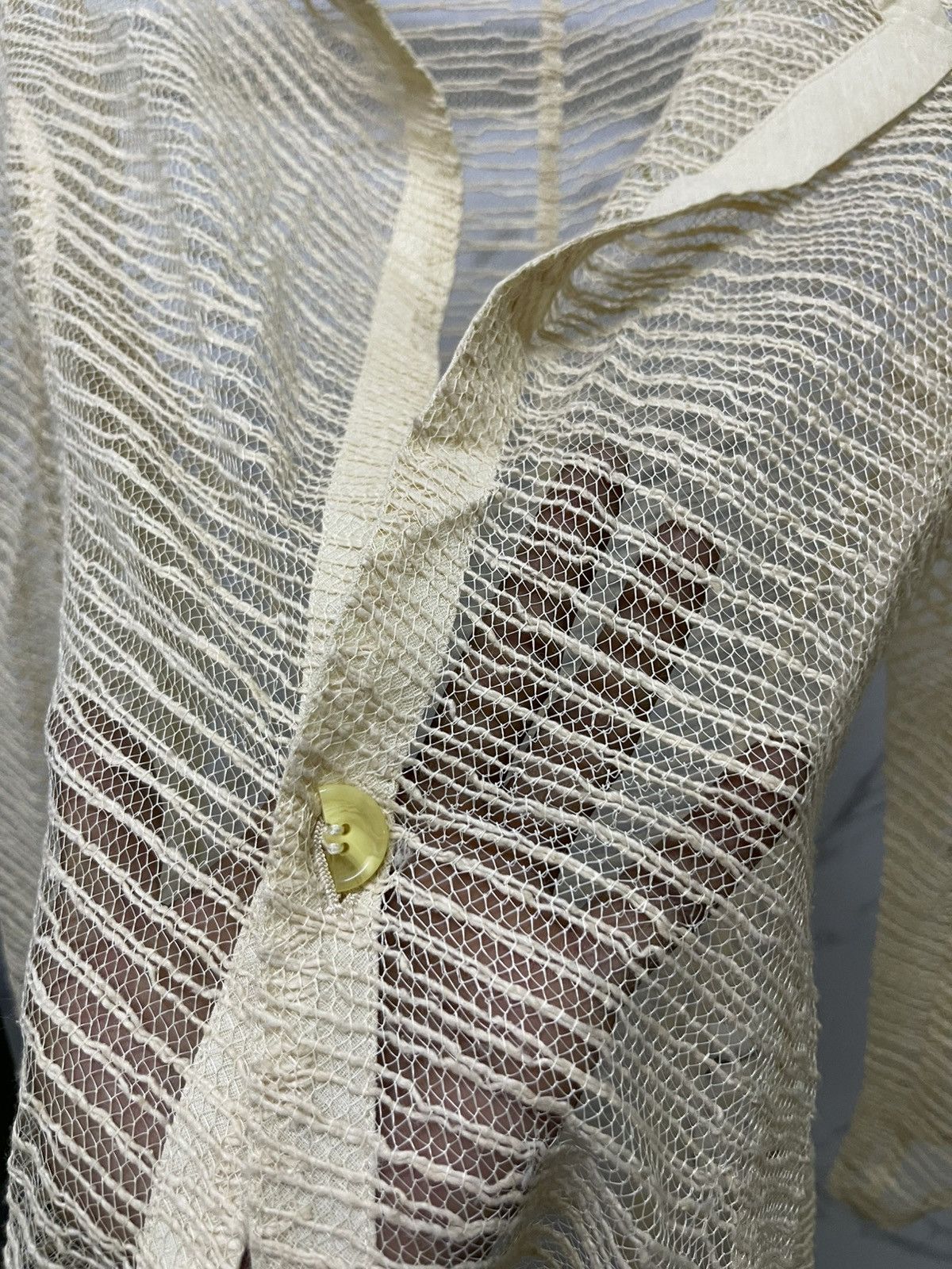 Yohji Yamamoto Yohji Yamamoto Mesh Cardigan Size M / US 6-8 / IT 42-44 - 6 Thumbnail