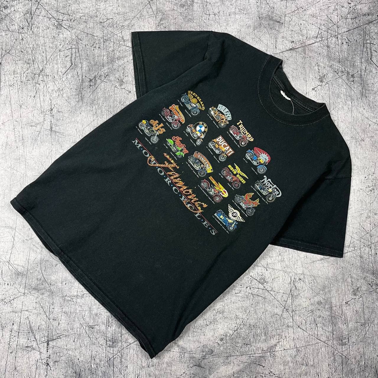 Vintage Vintage Ducati Harley Davidson Indian Bikers Tee Size US M / EU 48-50 / 2 - 2 Thumbnail