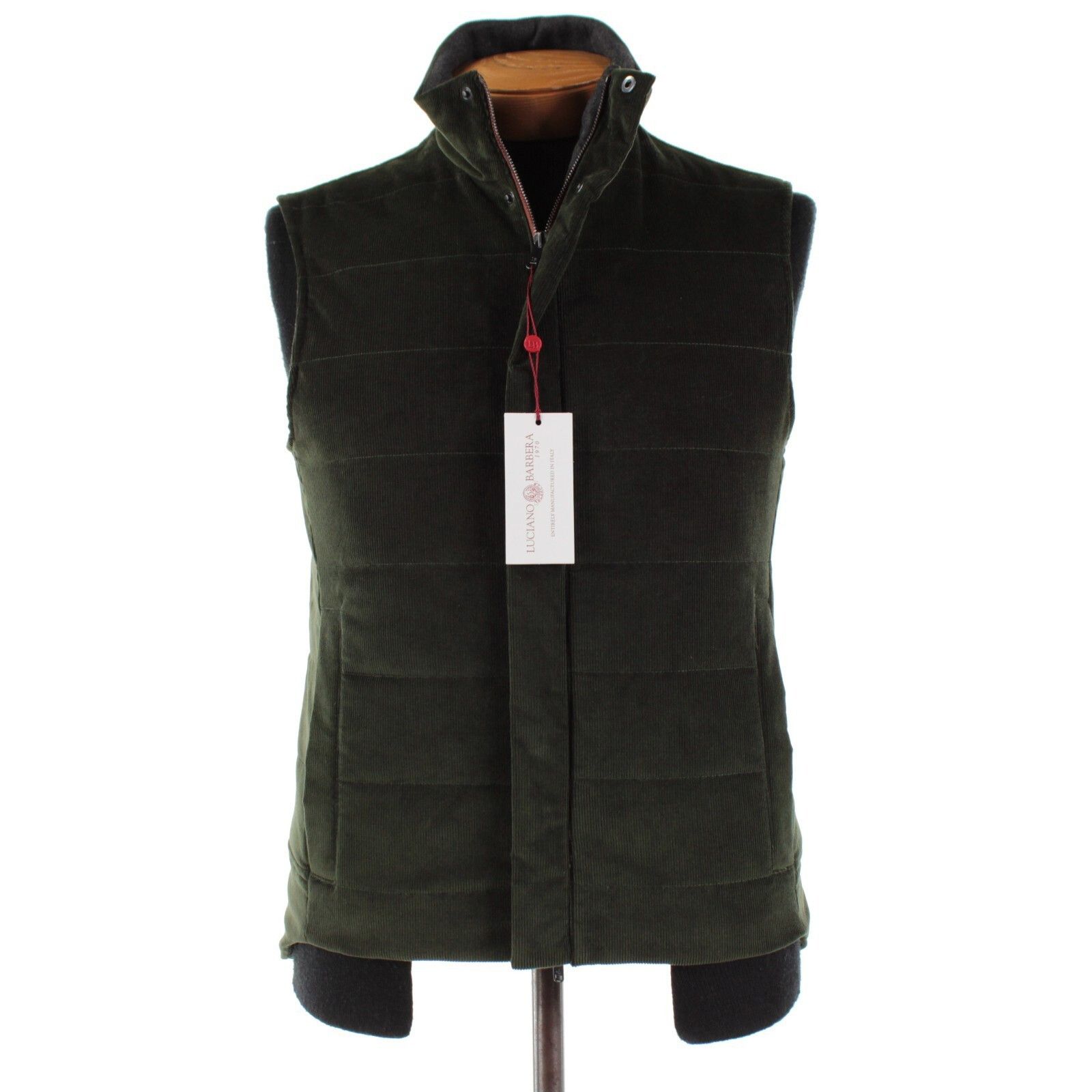 Luciano Barbera Luciano Barbera Vest Size S US In Green Cotton Blend Size US S / EU 44-46 / 1 - 1 Thumbnail