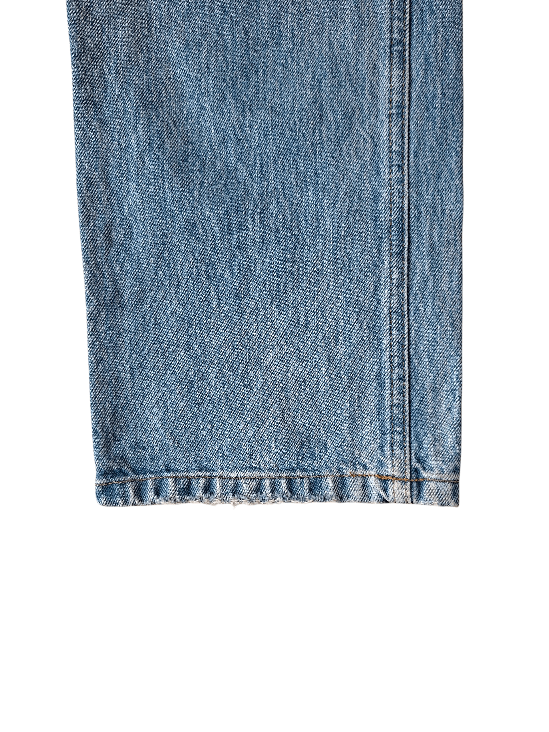 Anine Bing ANINE BING Gavin Jeans - Distressed Light Wash Straight Leg Size 28" / US 6 / IT 42 - 7 Thumbnail