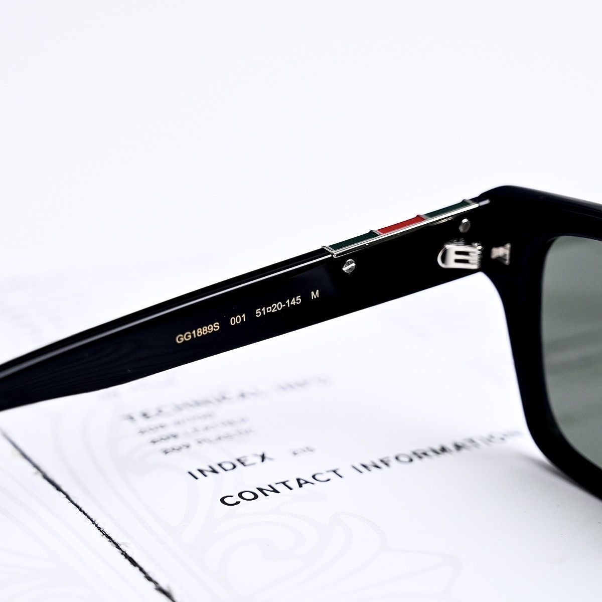 Gucci GUCCI GG1889S 001 SUNGLASSES Size ONE SIZE - 7 Thumbnail