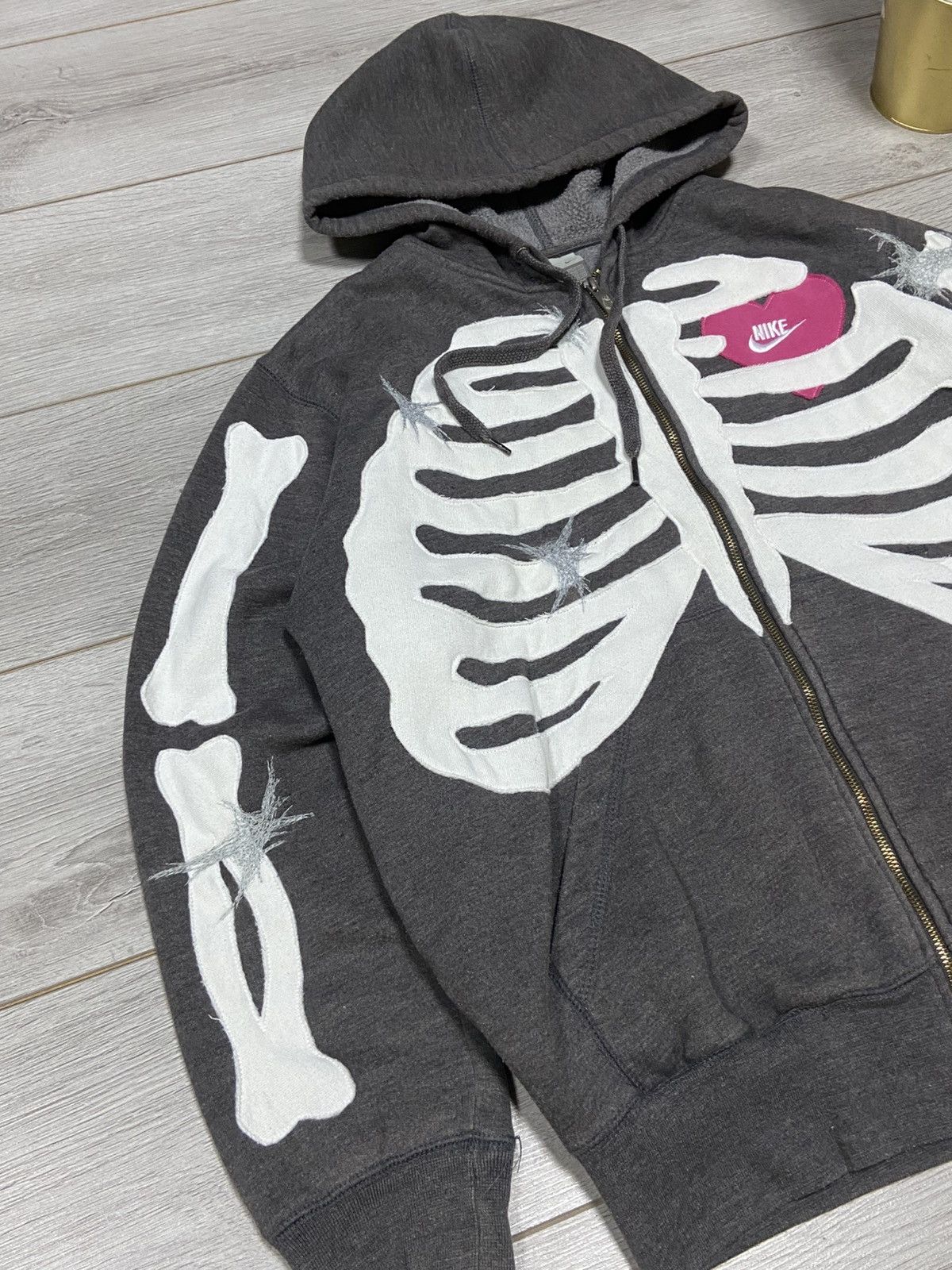 Nike Nike 1:1 bones skeleton heart bones hoodie Size US M / EU 48-50 / 2 - 4 Thumbnail