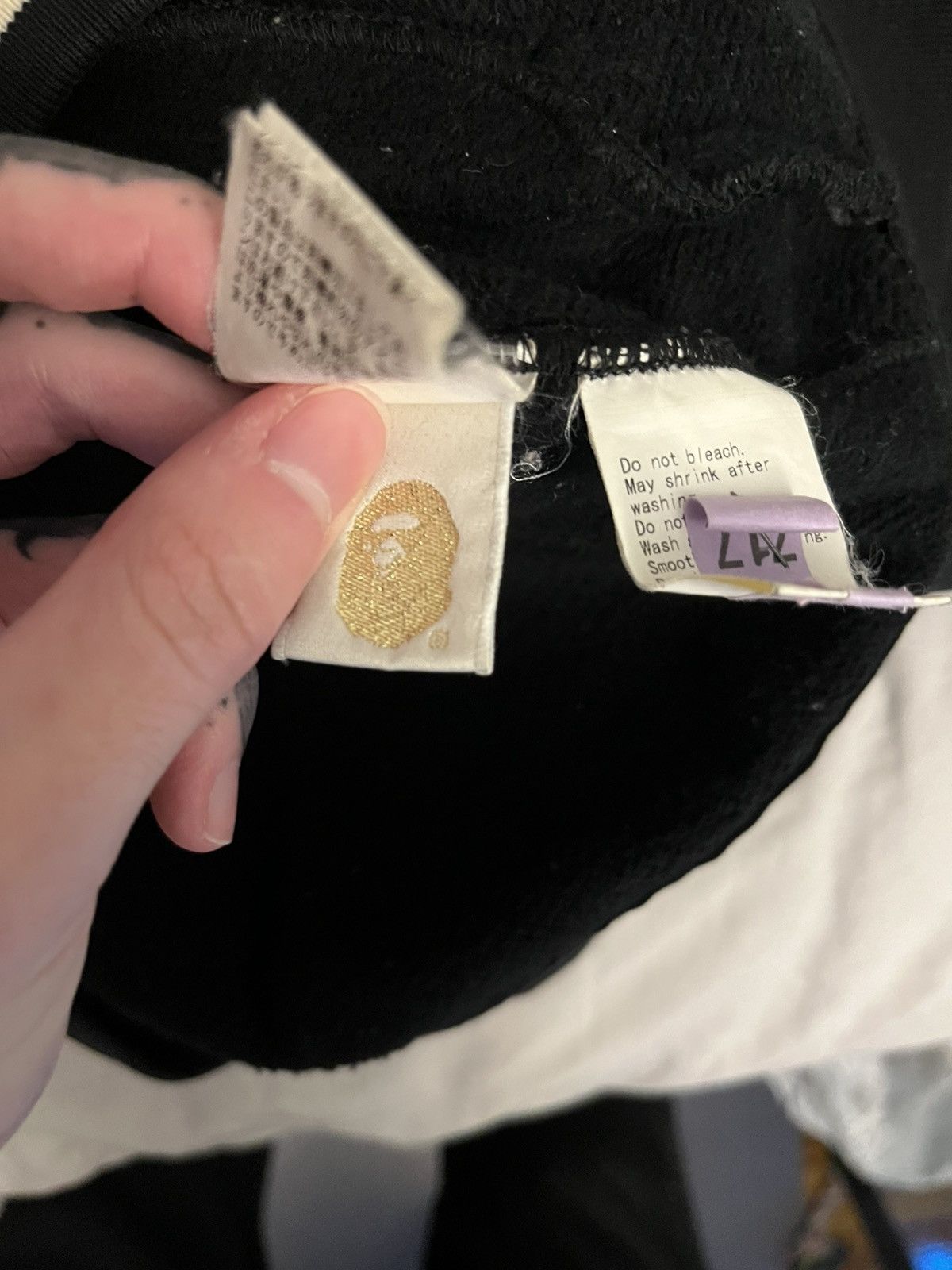 Bape Bape tiger varsity jacket hoodie black Size US L / EU 52-54 / 3 - 10 Thumbnail