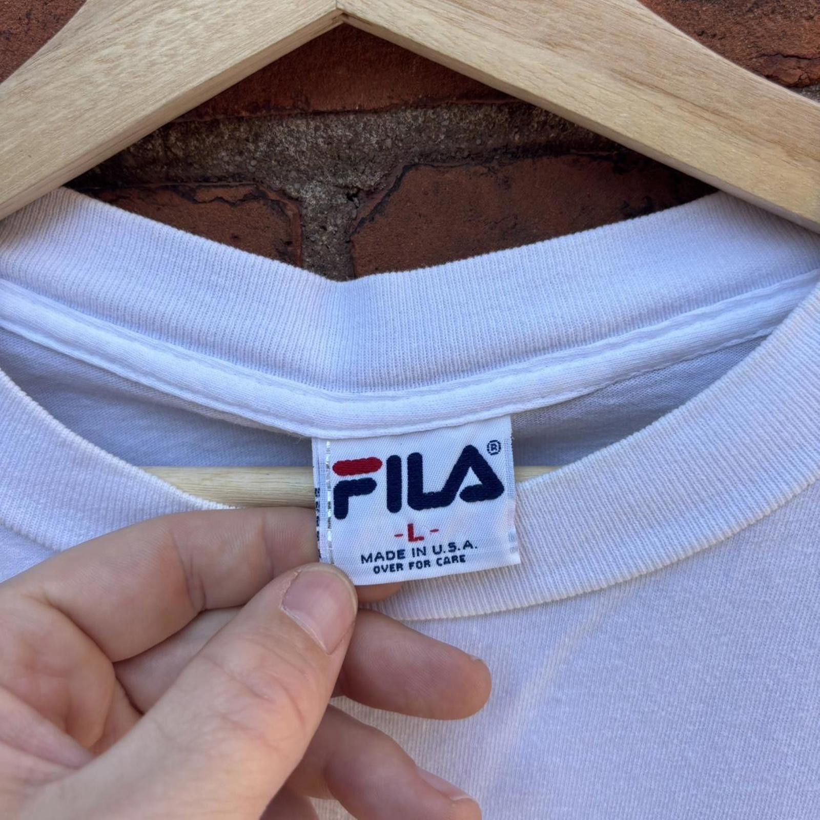 Fila vintage Fila mullet t shirt 90s L Size US L / EU 52-54 / 3 - 8 Thumbnail