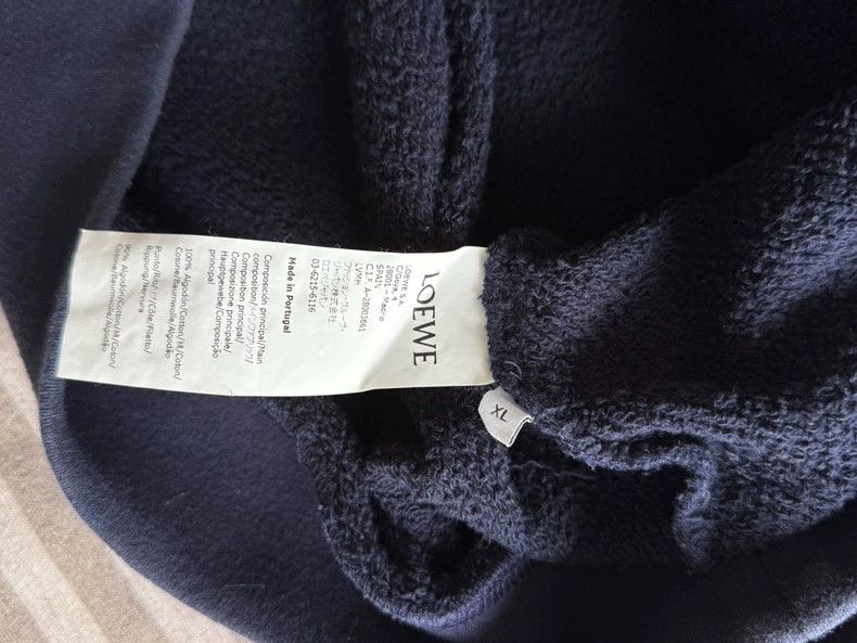 Loewe Loewe Embroidered logo hoodie Size US XL / EU 56 / 4 - 4 Thumbnail