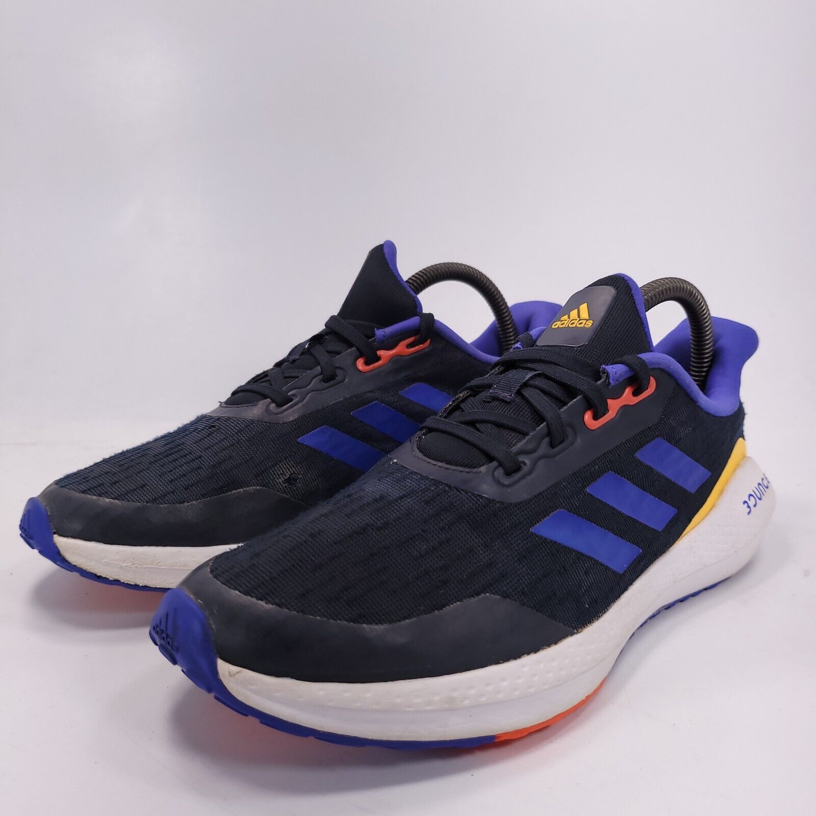 Adidas Adidas EQ21 Run Shoe Mens Size 6 GV9932 Black Blue White Size US 6 / EU 39 - 1 Thumbnail