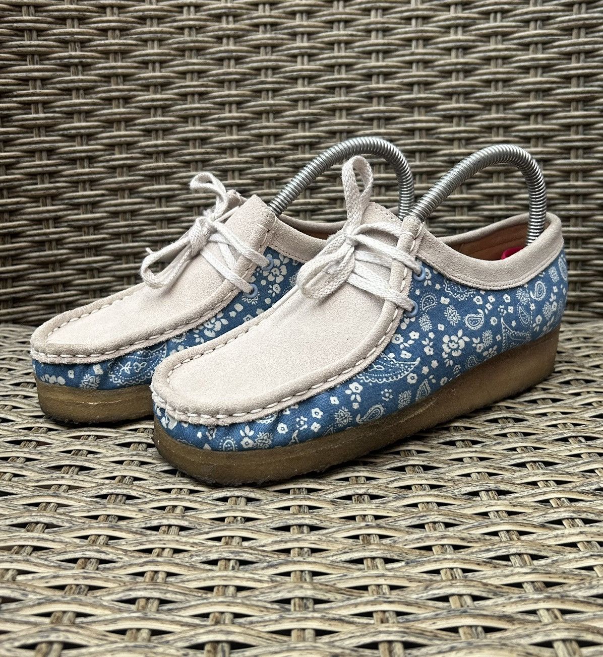 Clarks Clarks Wallabee Paisley Print Suede Moccasin Flats Womens Size US 7 / IT 37 - 2 Thumbnail
