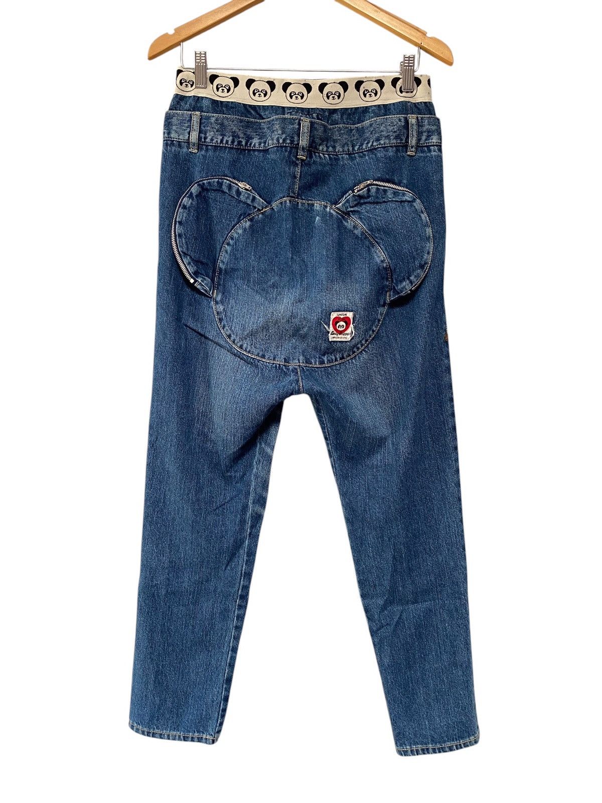 If Six Was Nine × Japanese Brand × Le Grande Bleu (L.G.B.) Candy stripers panda jeans Size US 32 / EU 48 - 1 Thumbnail