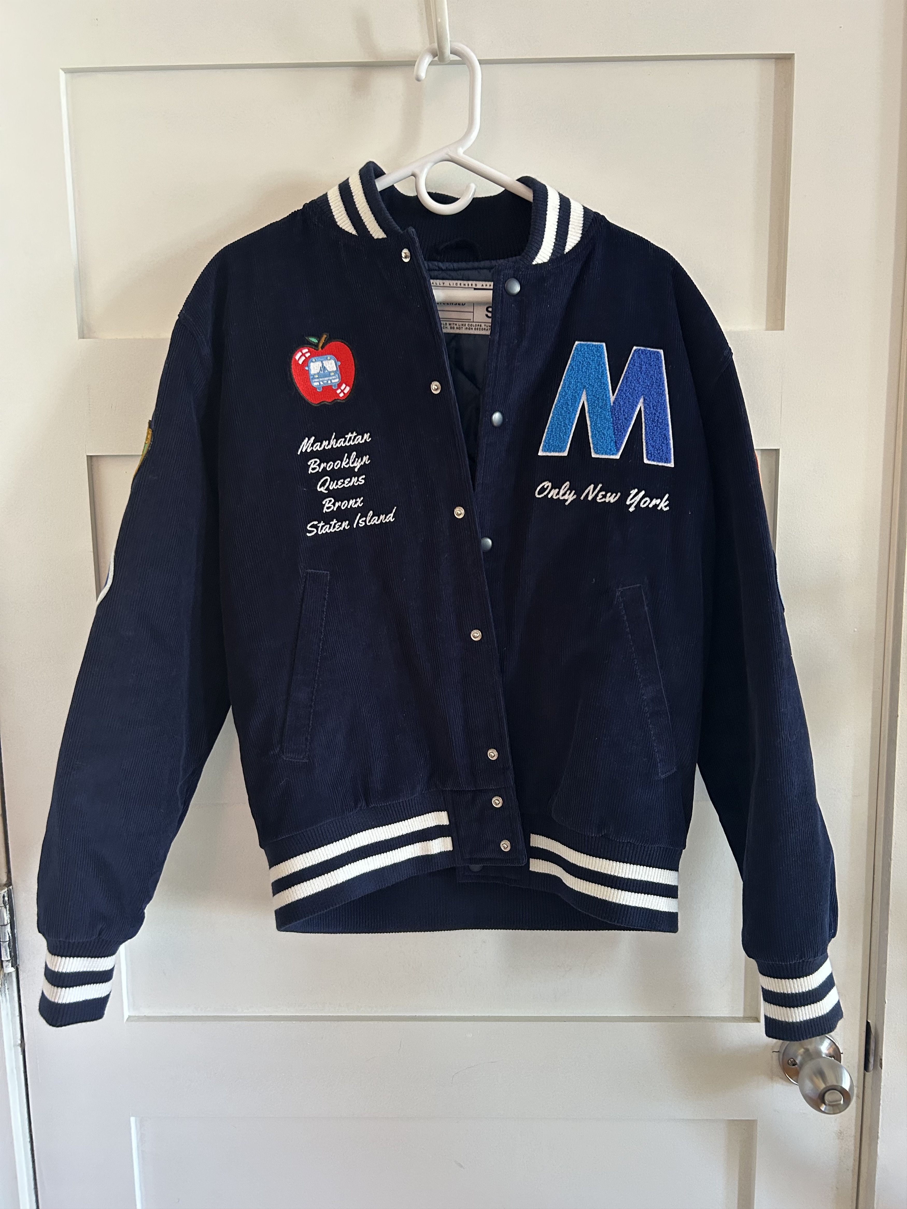 Only NY OnlyNY x MTA Varsity Bomber Jacket | Grailed