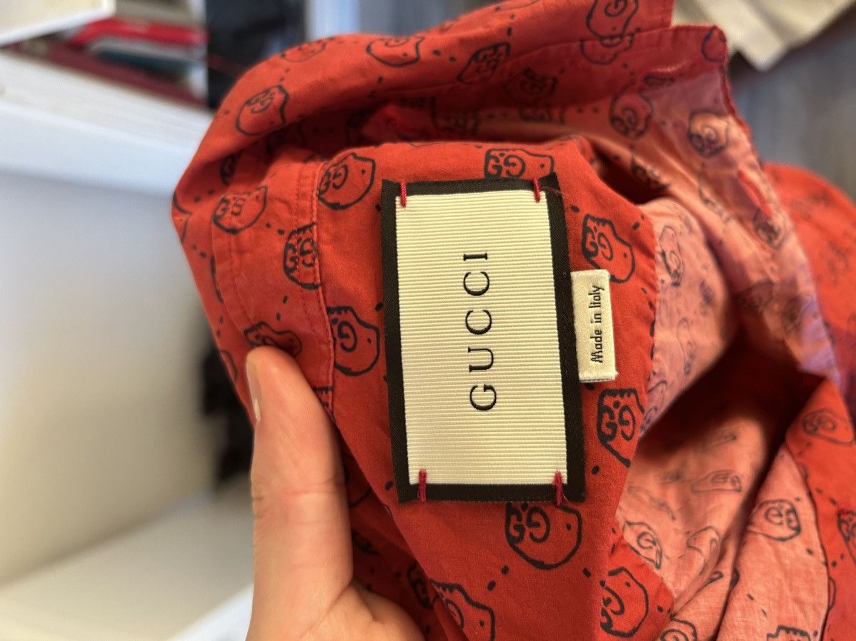 Gucci Gucci Ghost Skull Print Shirt Size US M / EU 48-50 / 2 - 10 Thumbnail