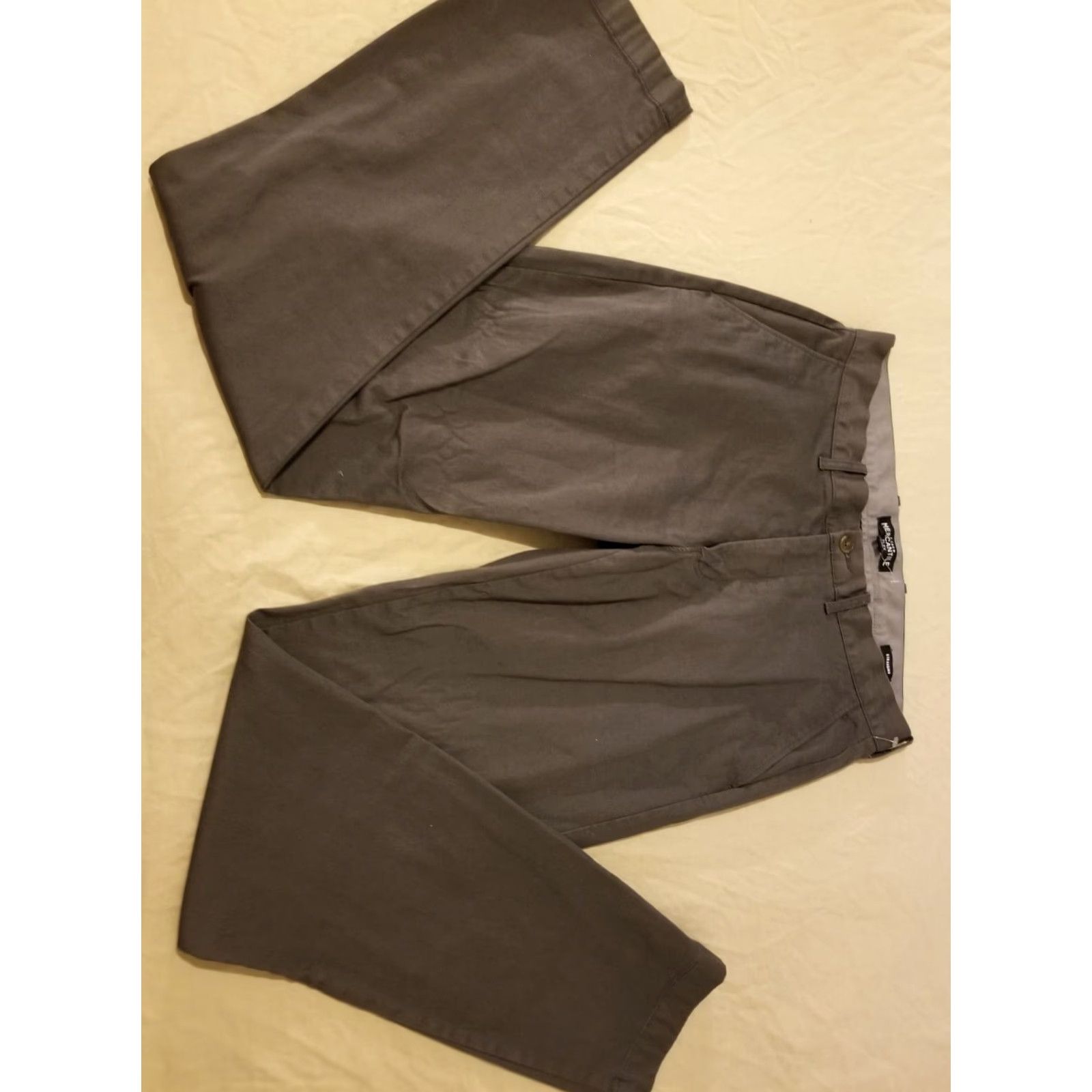 J.Crew J. Crew Khaki Pants 32x34 Gray Cotton Chino Stretch Men Pants Slim Regular Inseam 34 Size US 32 / EU 48 - 3 Thumbnail