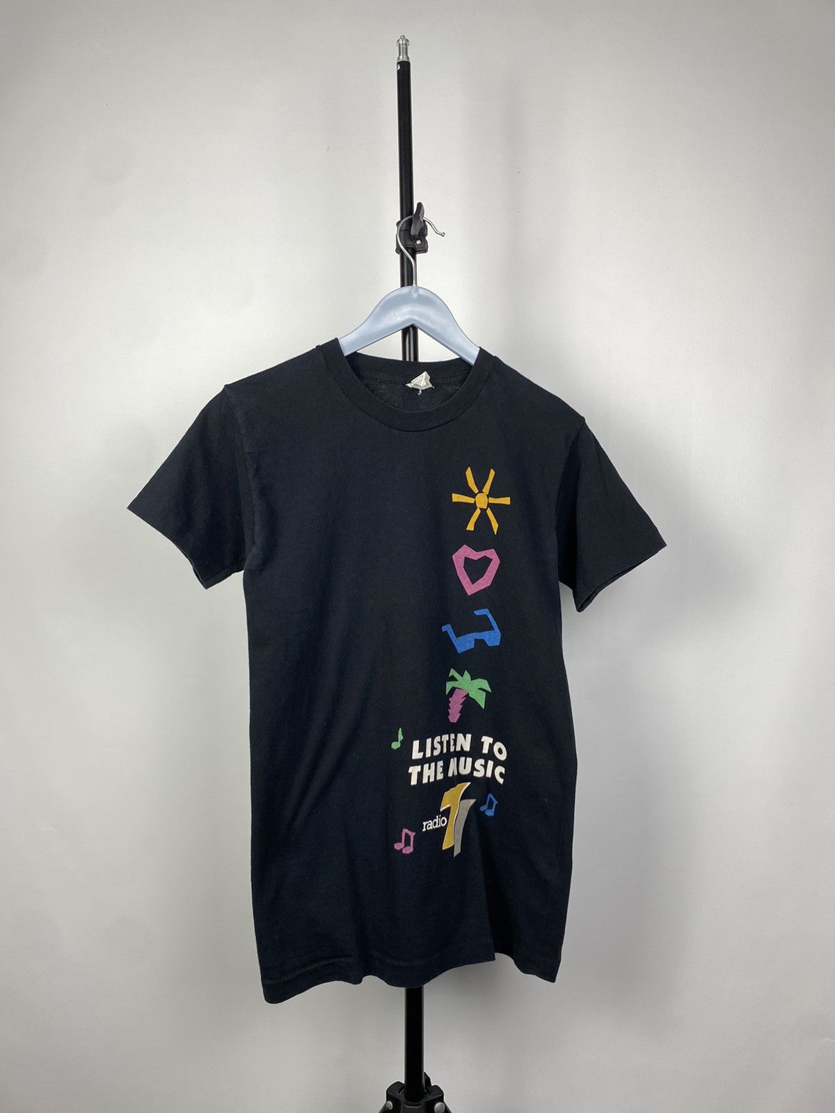 Vintage vintage 90s Logo radio stations single stitched Size US S / EU 44-46 / 1 - 1 Thumbnail