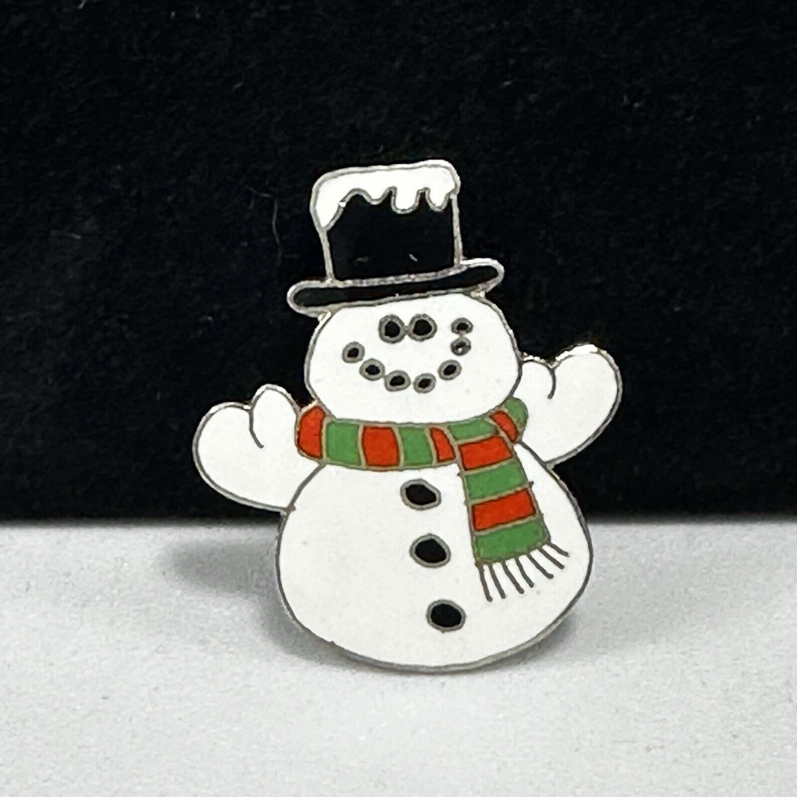Other Hallmark Christmas Frosty Snowman Brooch Lapels Hat Cap VTG Size ONE SIZE - 1 Thumbnail