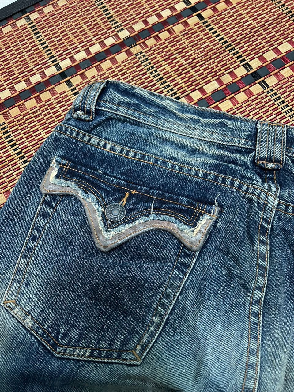 Japanese Brand Edge Rupert Flare Denim Jeans Size US 34 / EU 50 - 6 Thumbnail