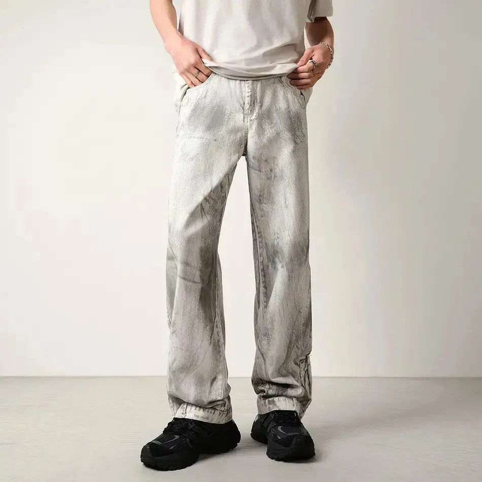 Japanese Brand Retro loose hip-hop high street jeans Size US 32 / EU 48 - 6 Thumbnail
