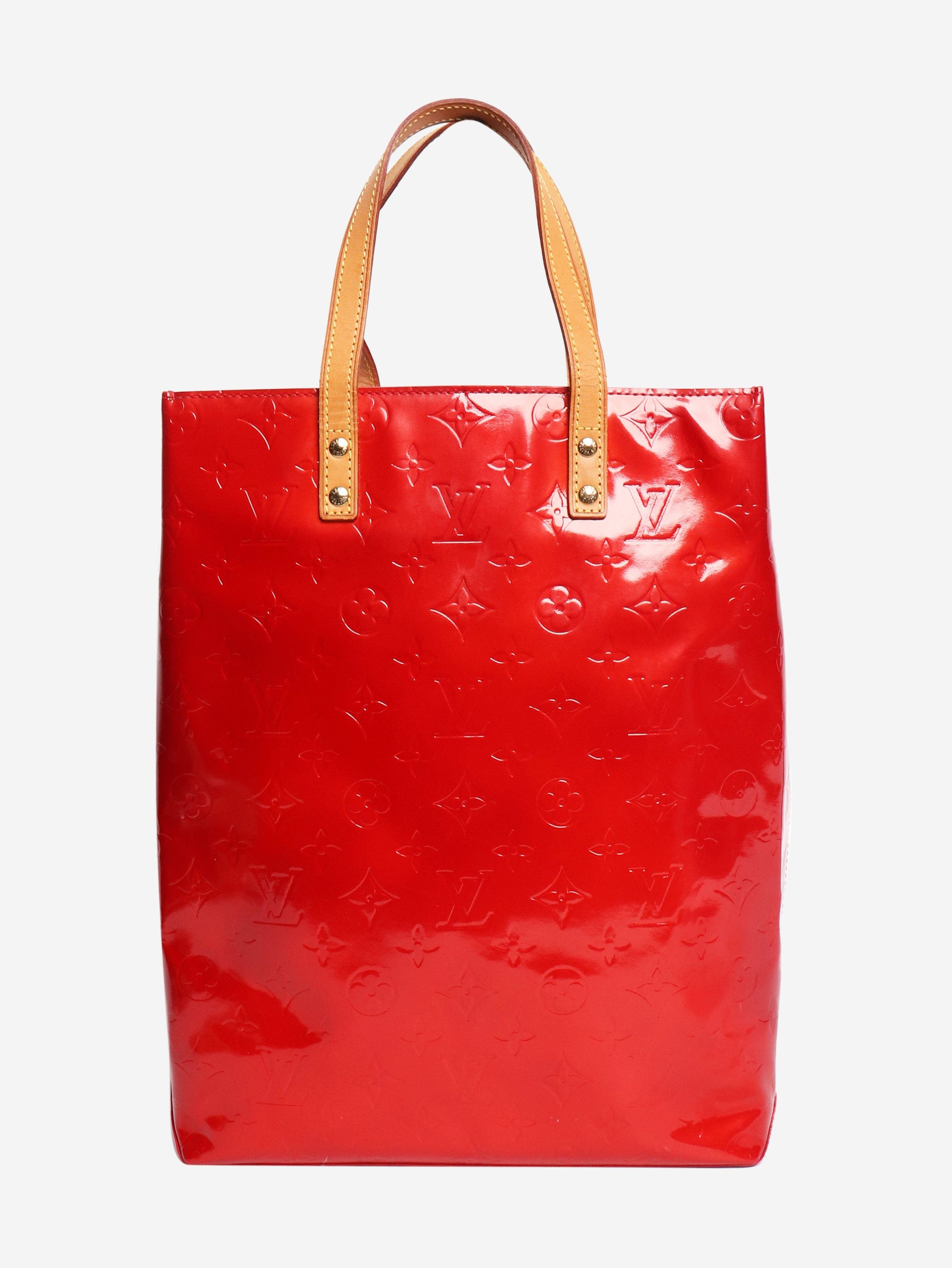Louis Vuitton 2001 Red Monogram Vernis tote bag Size ONE SIZE - 1 Thumbnail