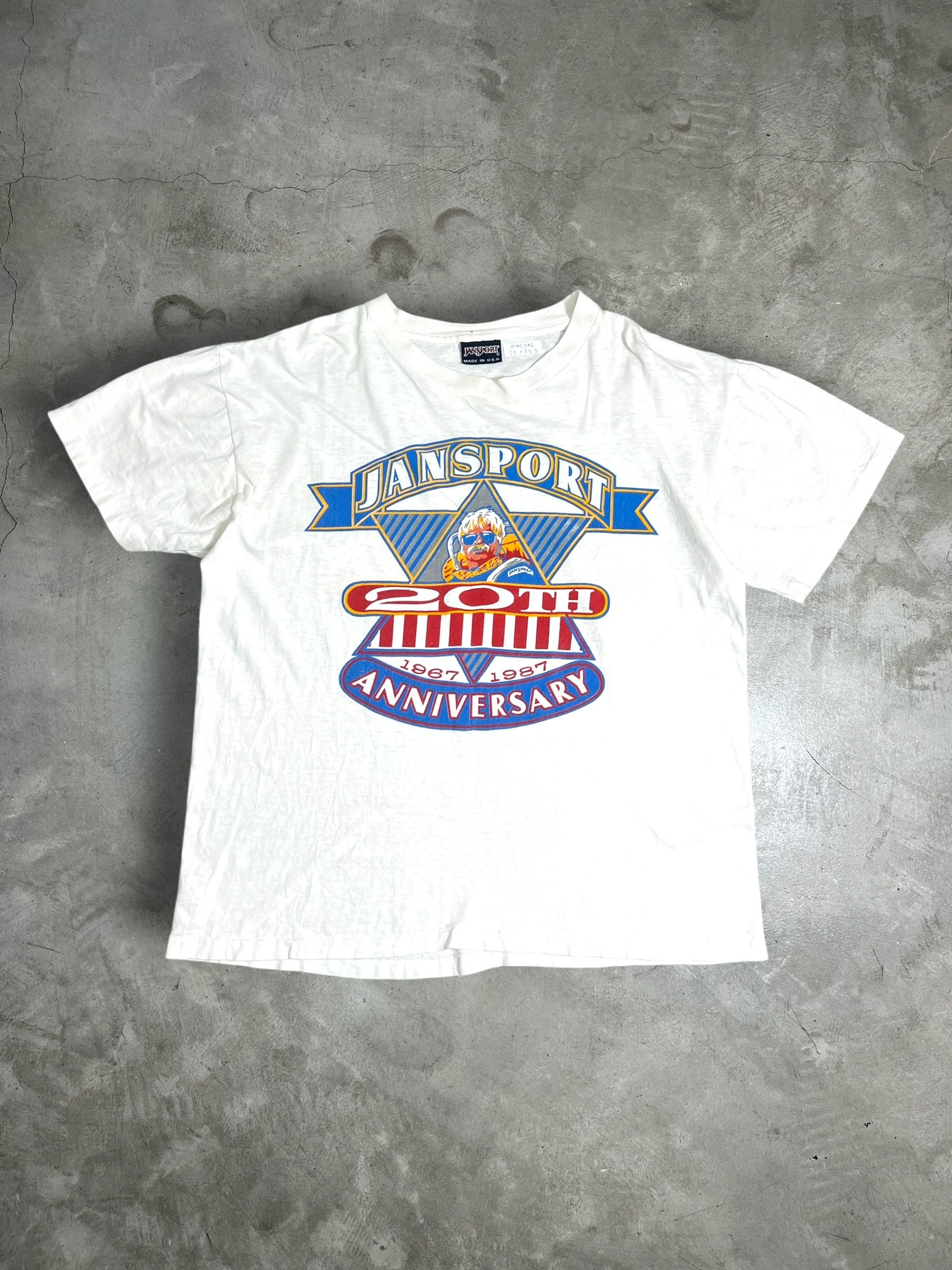 Vintage 80s Jansport 20th Anniversary Tee (L) GTME546