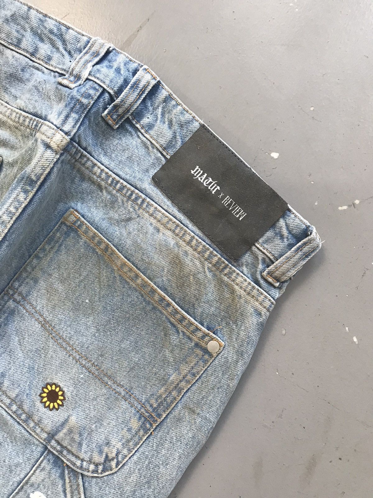 Vintage Vintage dusty double knee carpenter denim Size US 32 / EU 48 - 9 Thumbnail
