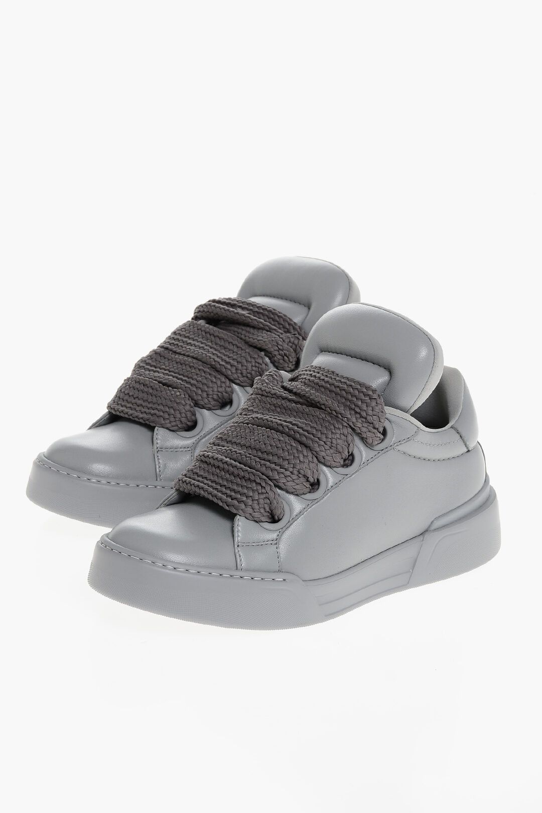 Dolce & Gabbana og1mm0825 Chunky Skate Low-Top Sneakers in Grey Size US 6.5 / EU 39-40 - 2 Thumbnail