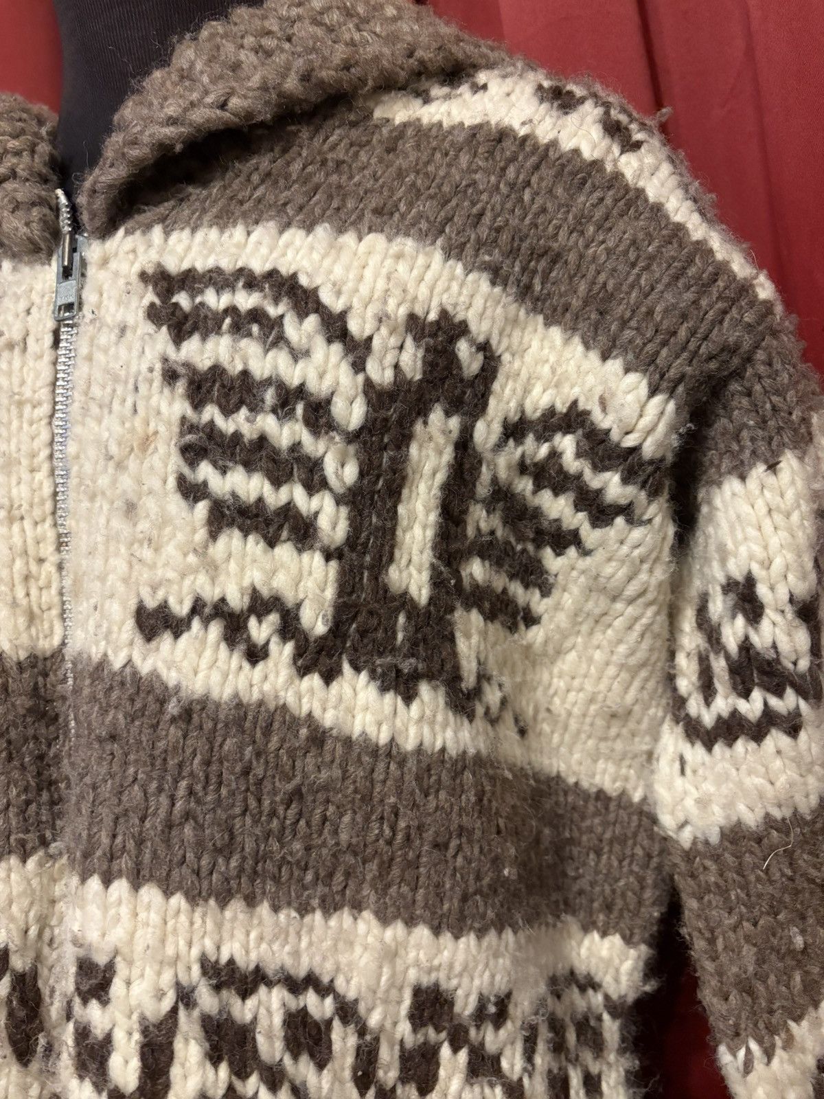 Vintage Vintage Thunderbird Cowichan Sweater Jacket 80’s Wool Size US XXL / EU 58 / 5 - 3 Thumbnail