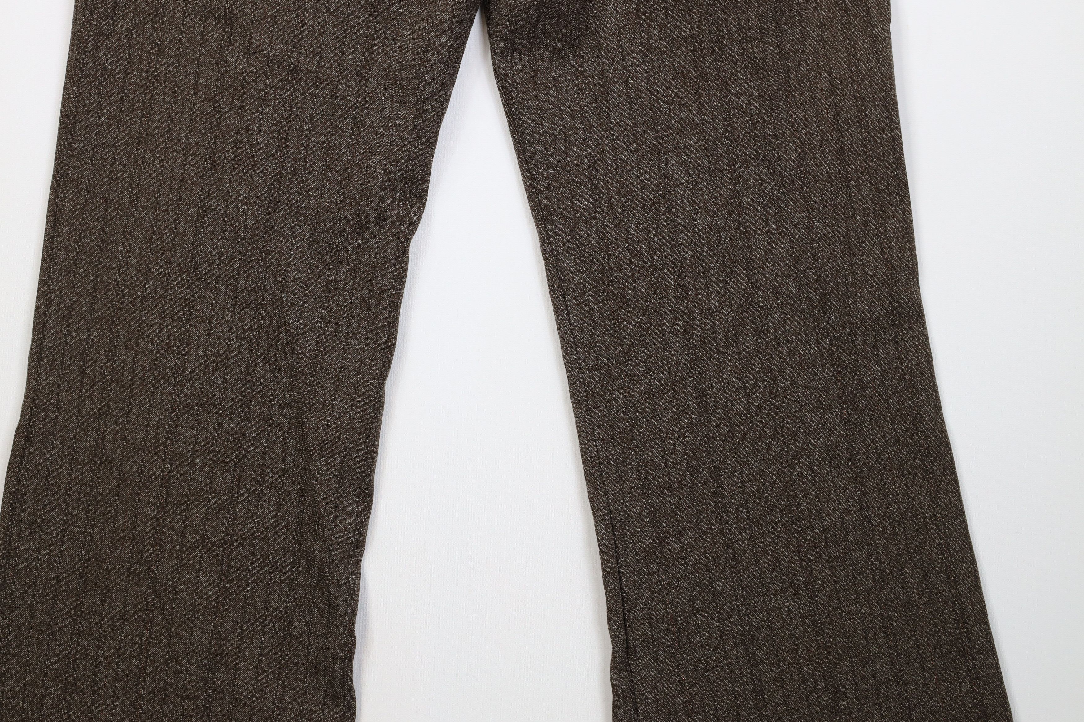 Vintage Vintage 90s Y2K Babydoll Knit Flared Wide Leg Chino Pants Size 32" / US 10 / IT 46 - 13 Thumbnail