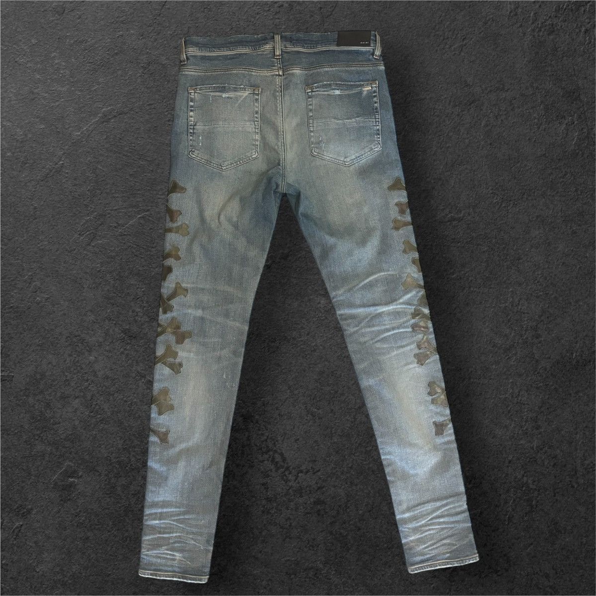 Amiri AMIRI CAMO BONES DENIM PANTS SIZE 36 Size US 36 / EU 52 - 2 Thumbnail