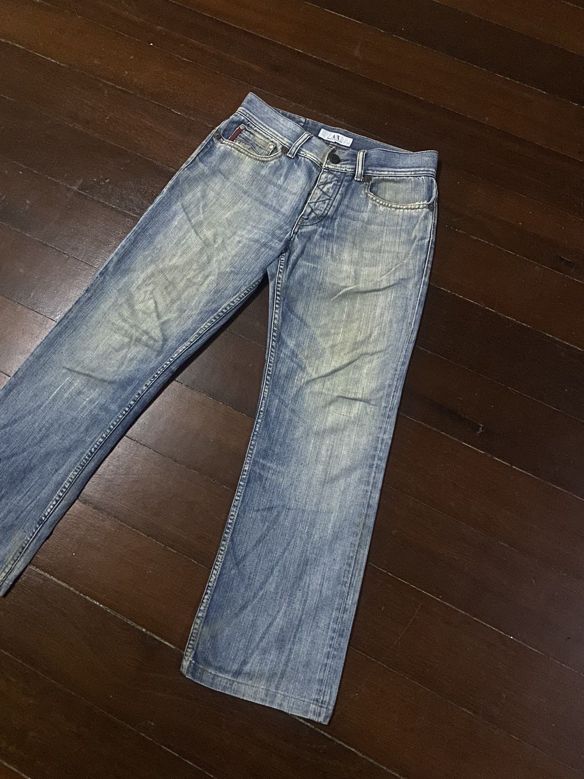 Armani Exchange Nice ARMANI EXCHANGE jeans faded design Size US 32 / EU 48 - 3 Thumbnail