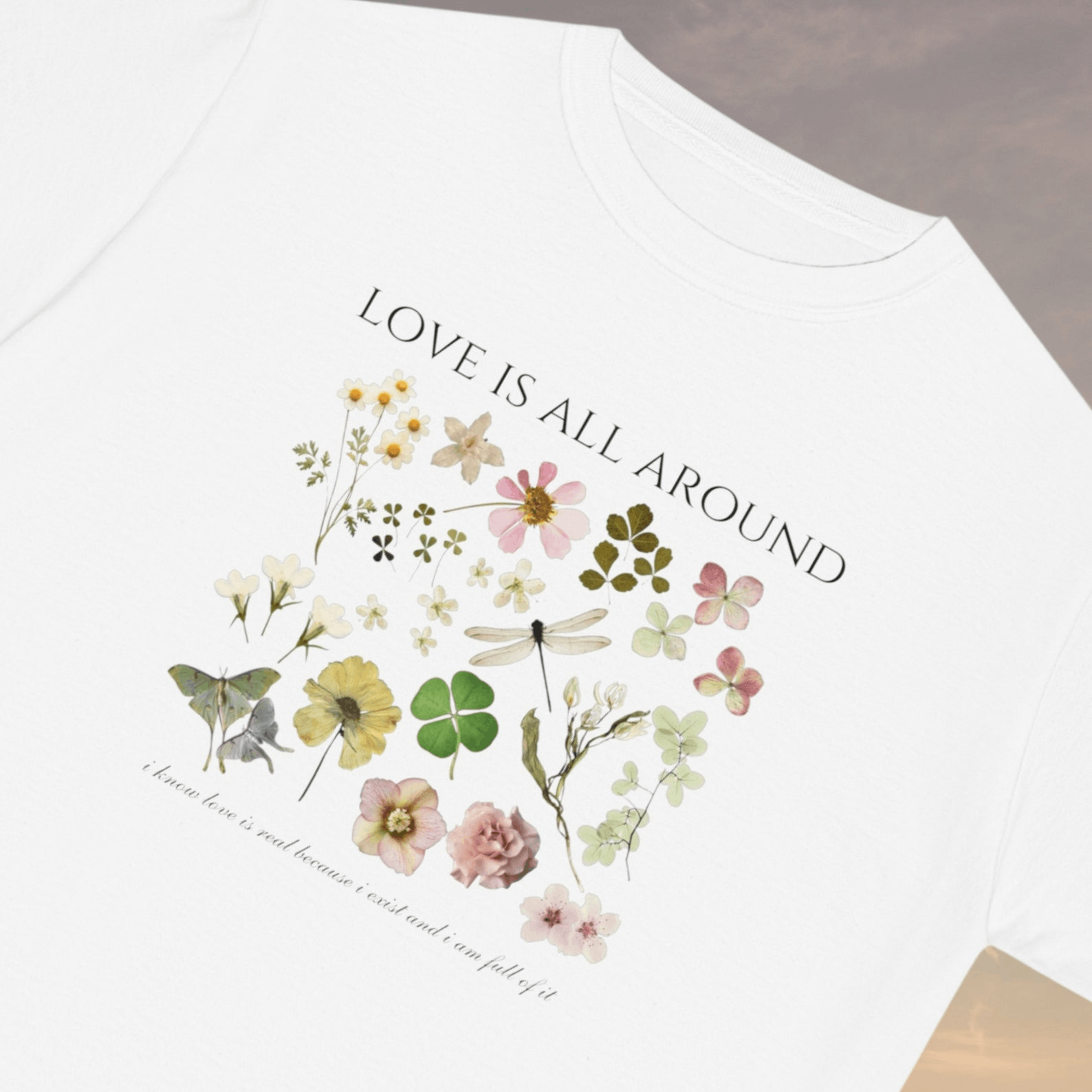 Other Pressed Flower Print Baby Tee Size M / US 6-8 / IT 42-44 - 4 Thumbnail