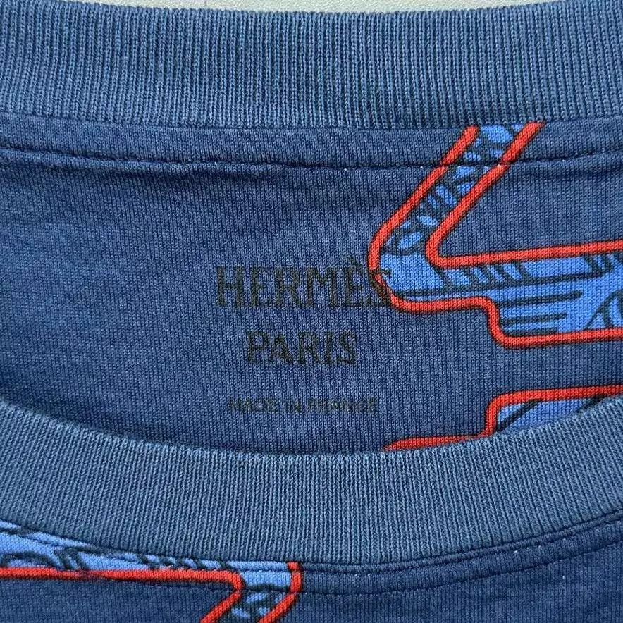 Hermes HERMES Geometric Triangle Short Sleeve Dress 34 Size XS / US 0-2 / IT 36-38 - 5 Thumbnail