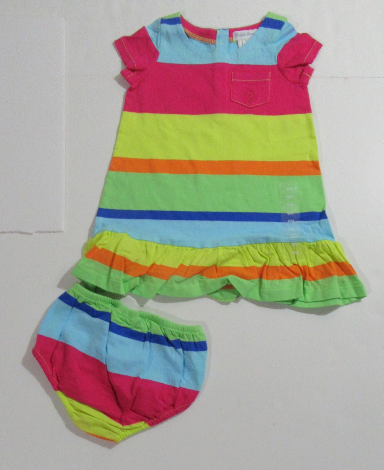 Polo Ralph Lauren Ralph Lauren Polo Baby Girls 2 Pc Dress 9 Months NWT NEW Size ONE SIZE - 1 Thumbnail