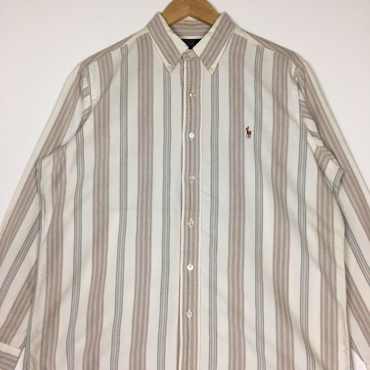 Polo Ralph Lauren × Vintage Vintage Polo Ralph Lauren Button Ups Shirt Size US L / EU 52-54 / 3 - 4 Thumbnail