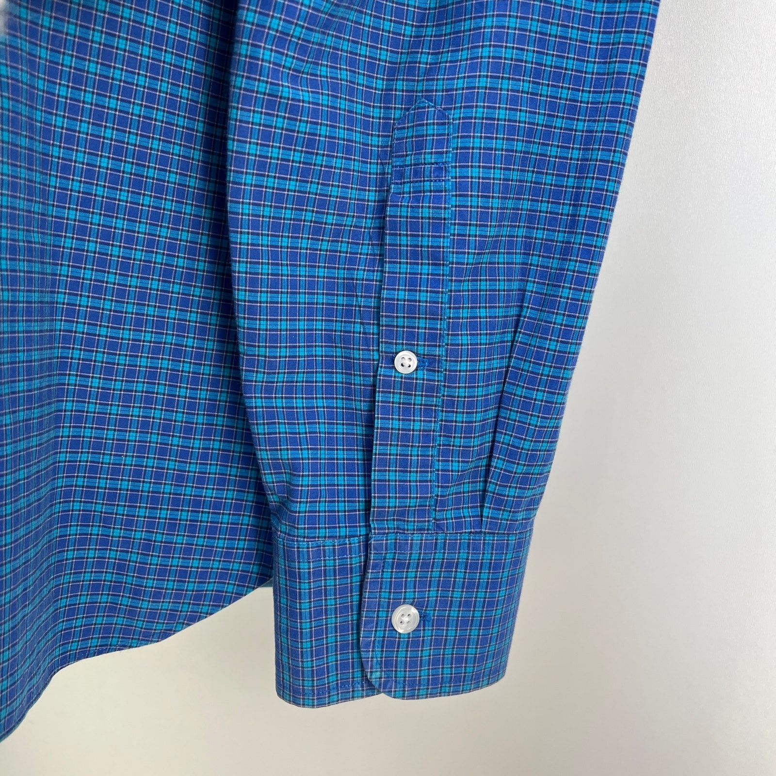 J.Crew J. Crew Blue Plaid Button Up Shirt Long Sleeve Size US L / EU 52-54 / 3 - 5 Thumbnail