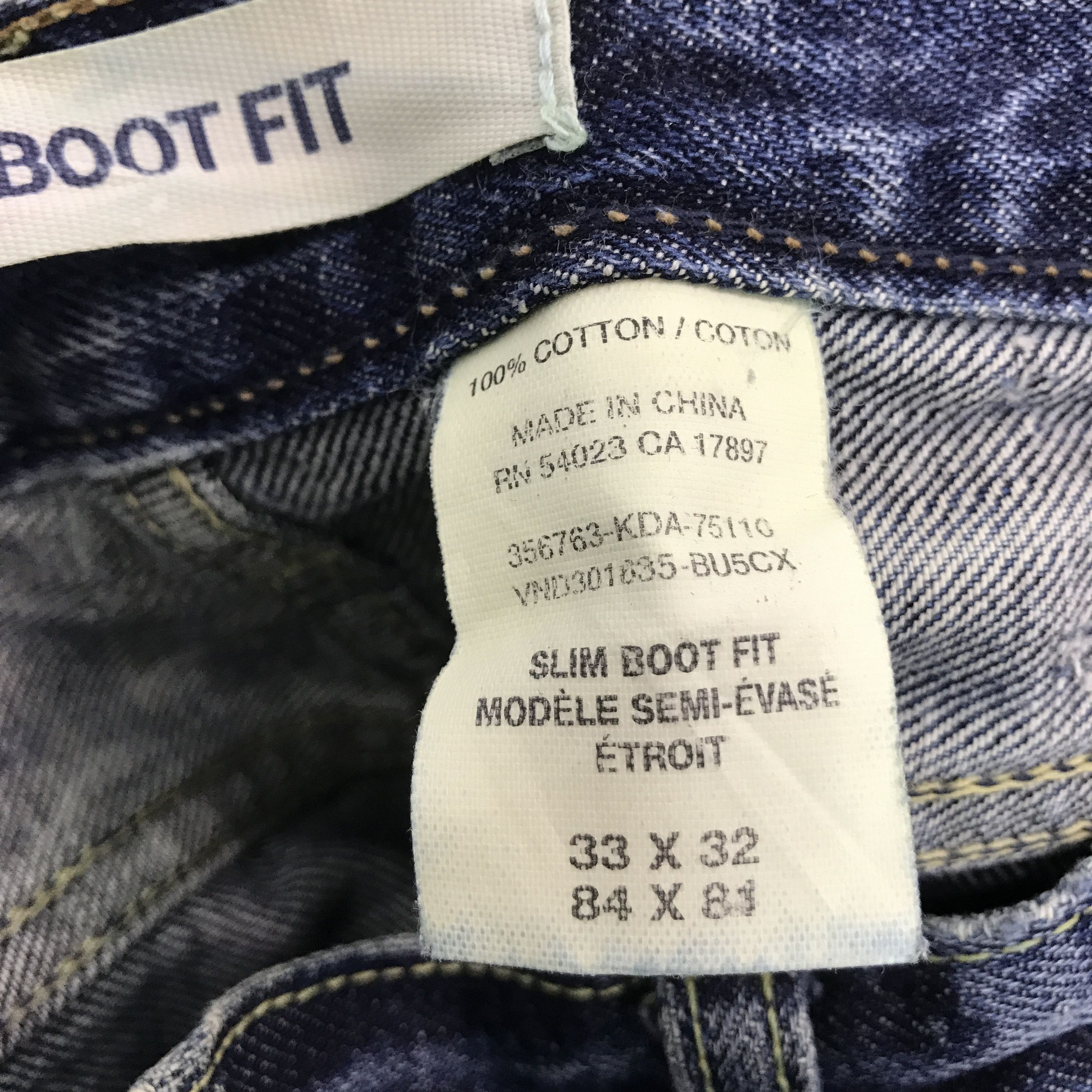 Gap Baggy gap distressed boot fit denim pants Size US 30 / EU 46 - 15 Thumbnail