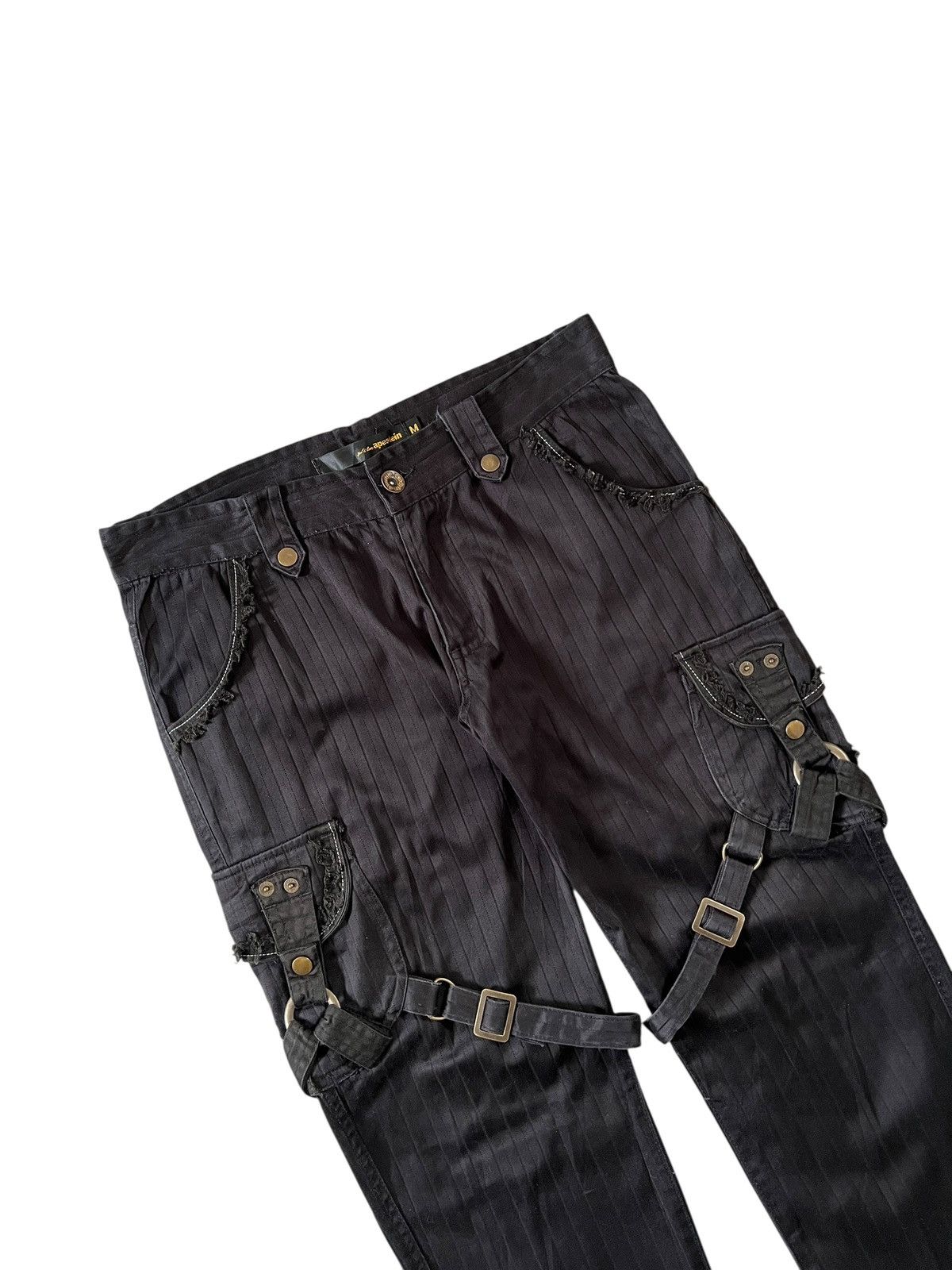 Japanese Brand Apestein 🇯🇵 Bondage Cargo Pants Size US 33 - 5 Thumbnail