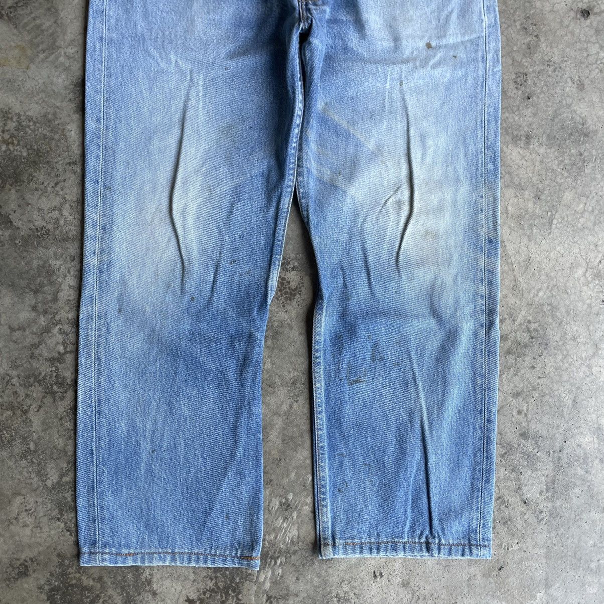 Levi's Vintage Clothing 🔥Vintage 90s Levis 501 Stoned Washed Distress Dirty Jeans Size US 34 / EU 50 - 3 Thumbnail