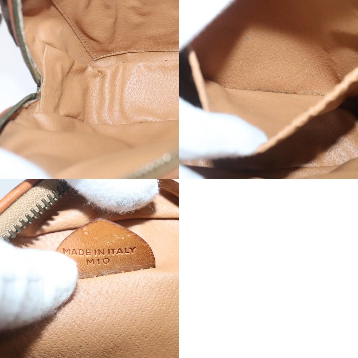 Celine CELINE Macadam Canvas Shoulder Bag Pvc Leather Brown Gold Size ONE SIZE - 12 Thumbnail