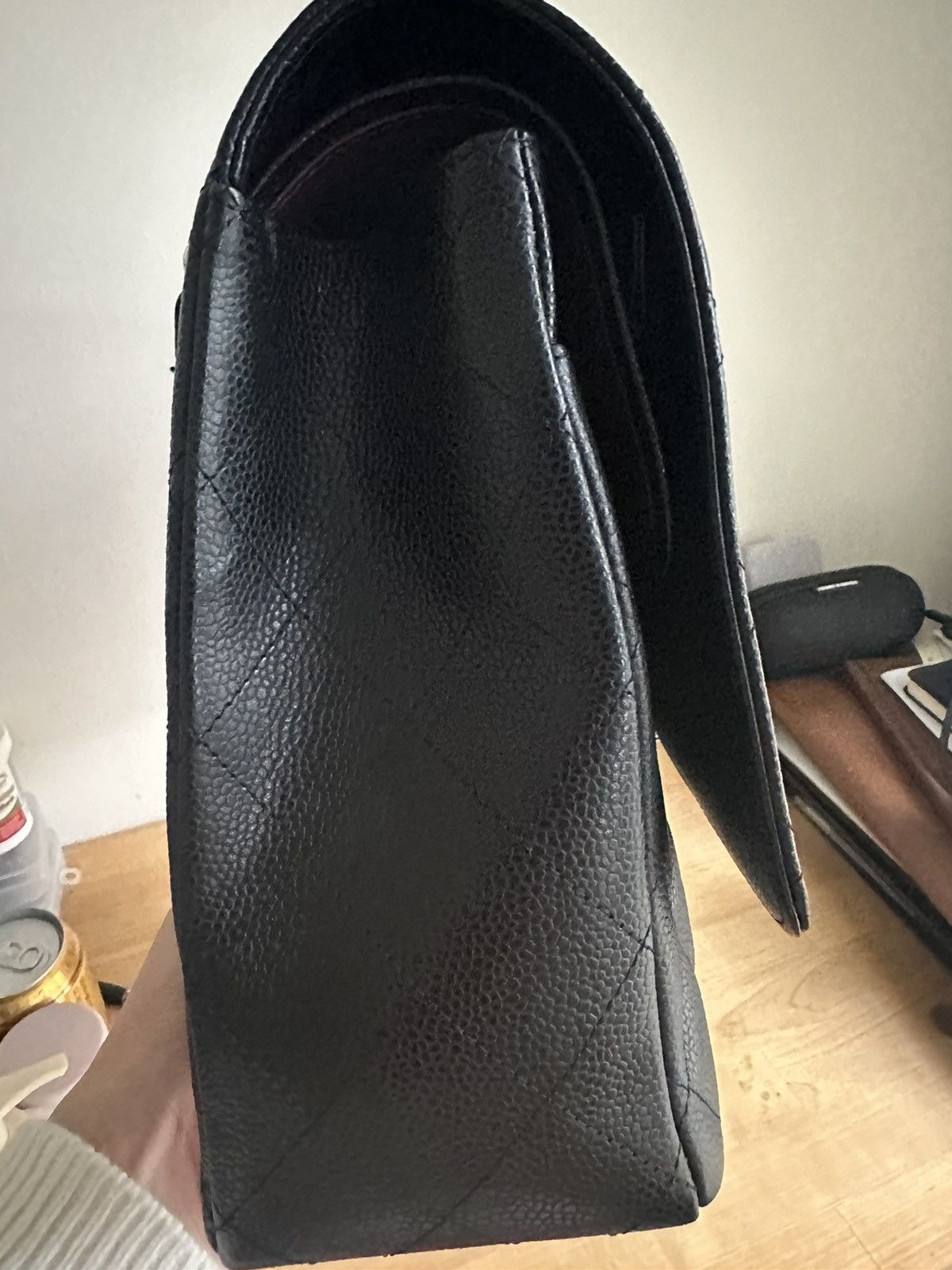Chanel Chanel Double Flap Maxi Caviar Leather Size ONE SIZE - 3 Thumbnail