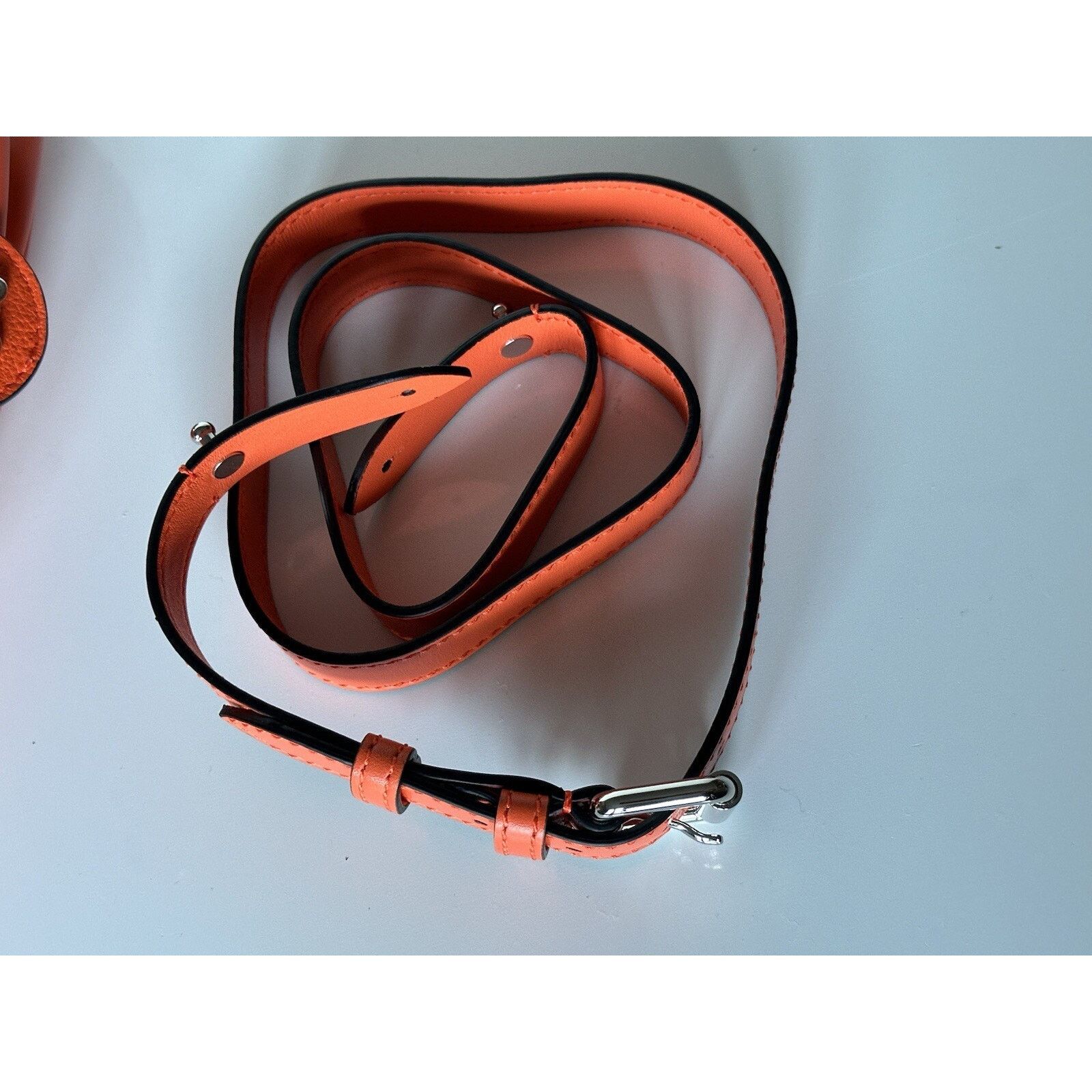 Versace Versace Medusa Leather Small Orange Hobo Bag 1007680 Size ONE SIZE - 16 Thumbnail