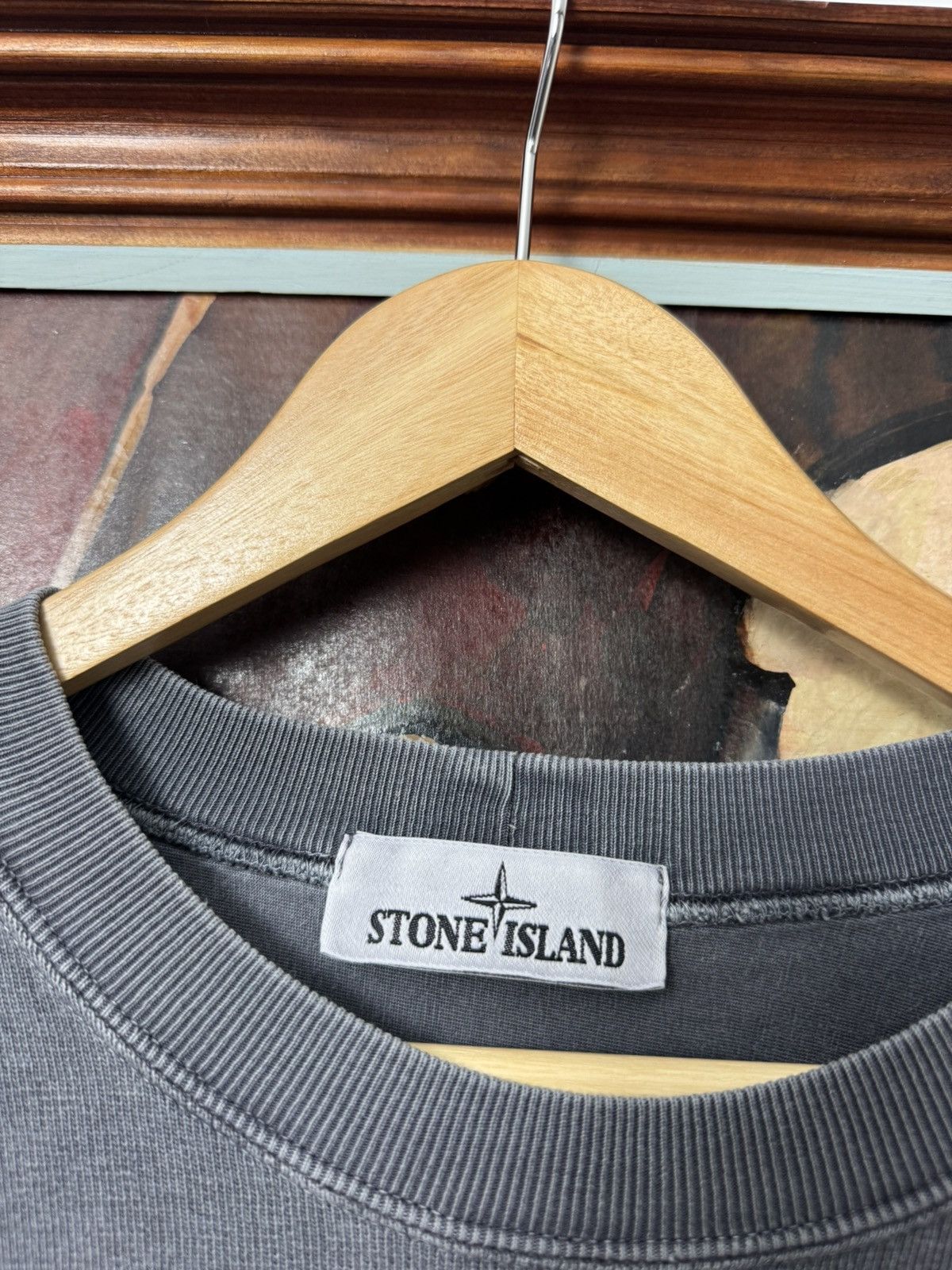 Stone Island Stone Island Vintage Washed Gray Crewneck Rare Streetwear Size US M / EU 48-50 / 2 - 4 Thumbnail