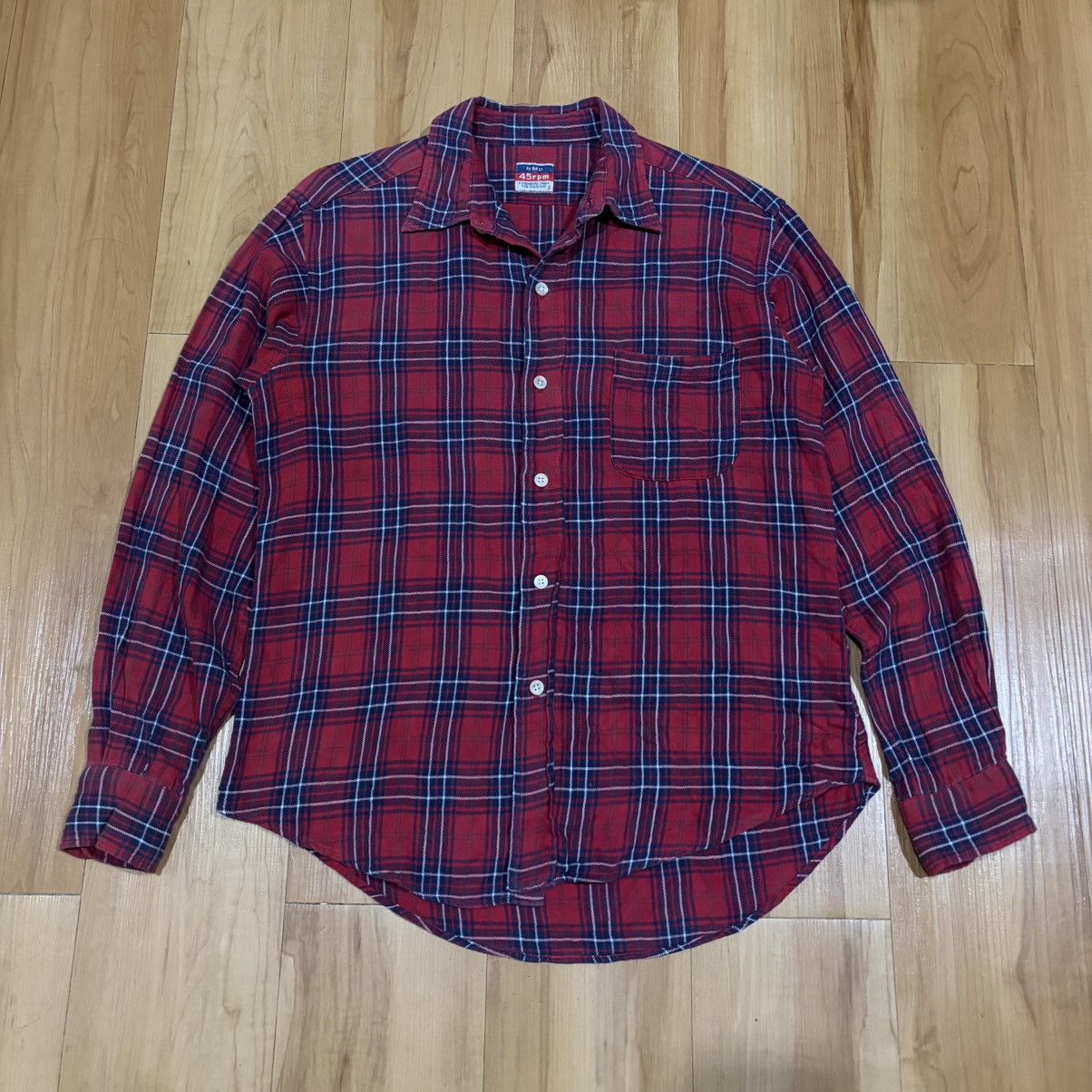 45rpm 45rpm plaid flannel shirt Size US M / EU 48-50 / 2 - 1 Thumbnail