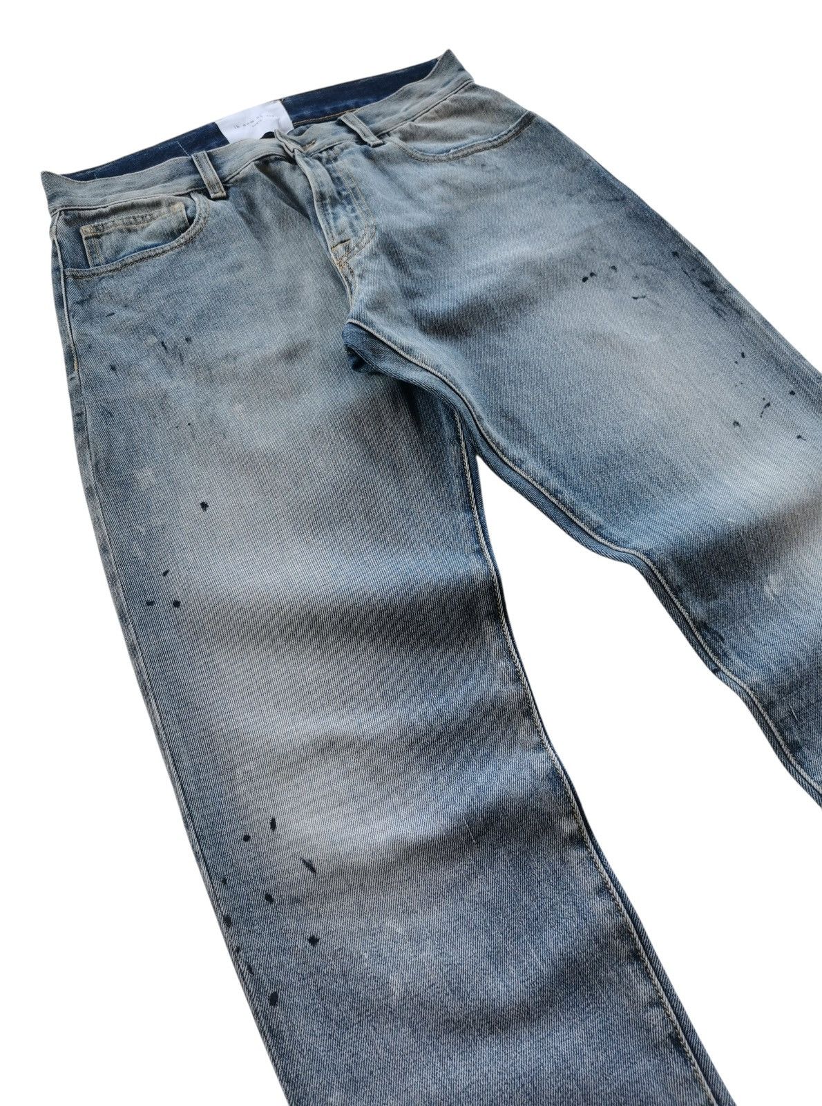 Ih Nom Uh Nit Ih Nom Uh Nit Distressed Denim Jeans Style Saint Laurent Size US 31 - 14 Thumbnail