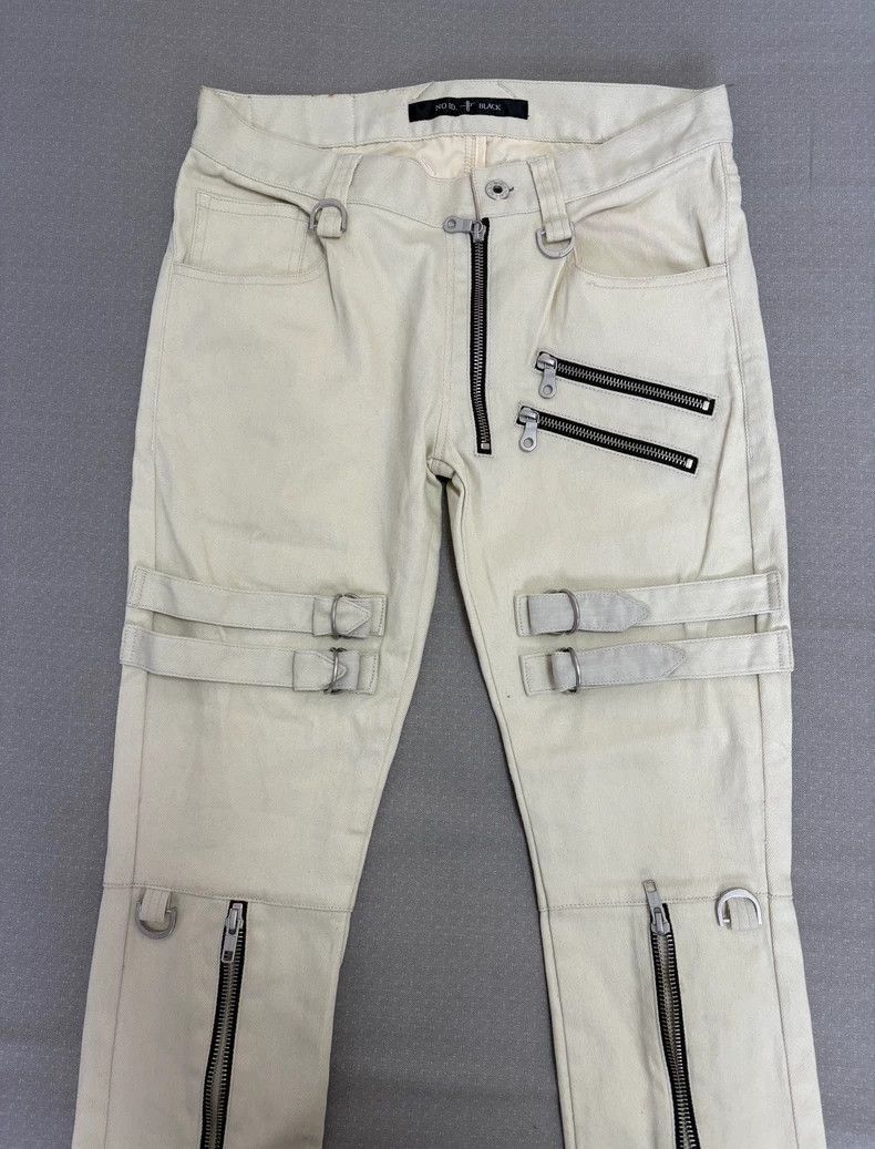 Yohji Yamamoto Vintage Punk Style Zip Pants with Straps-2506 Size 28" / US 6 / IT 42 - 8 Thumbnail