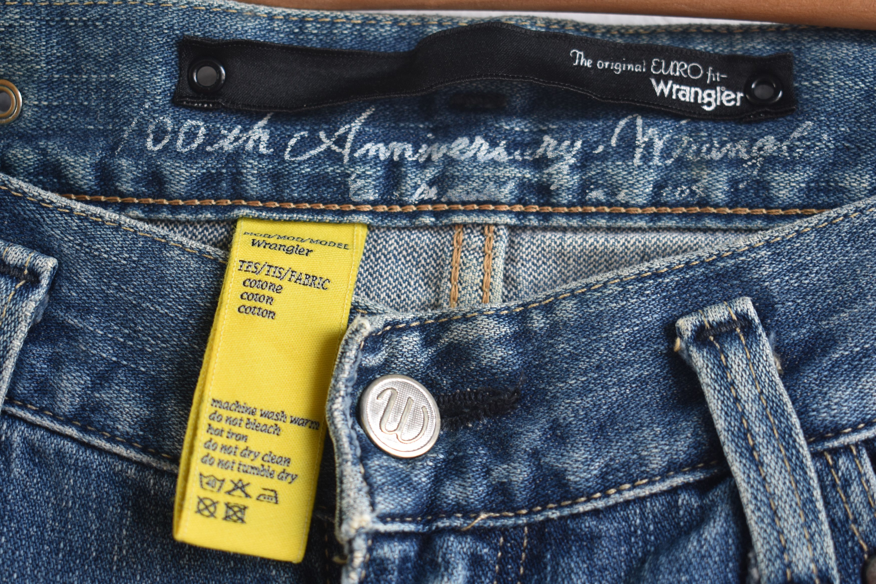 Vintage × Wrangler Vintage Wrangler 100th Anniversary Patchwork Jeans W31 Size US 31 - 4 Thumbnail