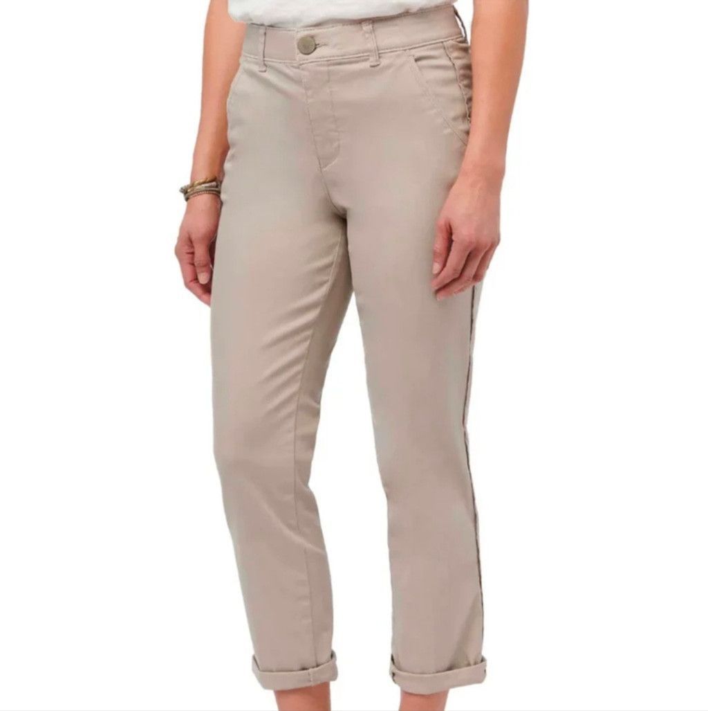 Other Democracy ab solution high rise trouser flax taupe Size 14 Size 36" / US 14 / IT 50 - 2 Thumbnail