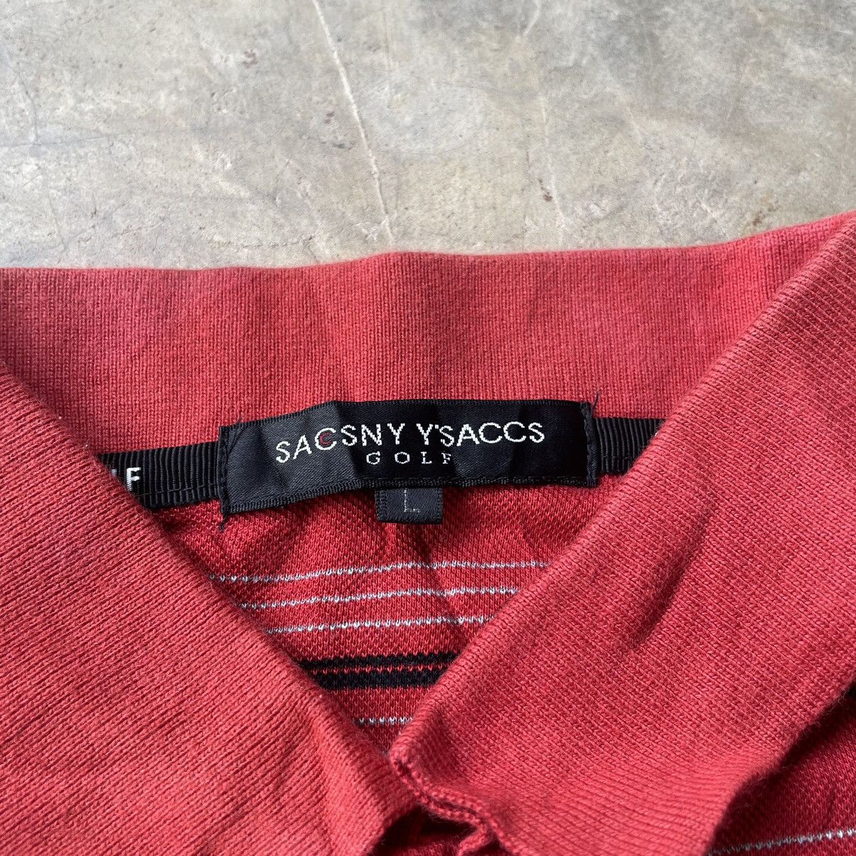 Yohji Yamamoto 🇯🇵 Yohji Yamamoto SACSNY Y'SACCS Golf Polos Tee Shirt Size US M / EU 48-50 / 2 - 6 Thumbnail