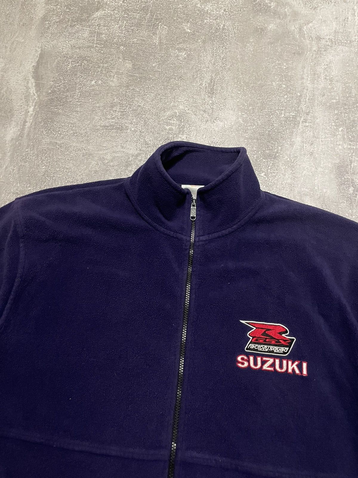 Other Vintage Suzuki R-GSX Factory Squad Racing Fleece Jacket Size US L / EU 52-54 / 3 - 2 Thumbnail