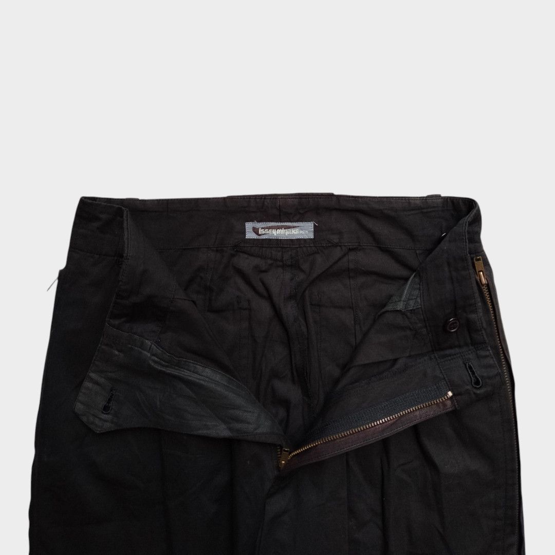 Issey Miyake 1980's Issey miyake Men zipper side pleated pant Size US 29 - 5 Thumbnail