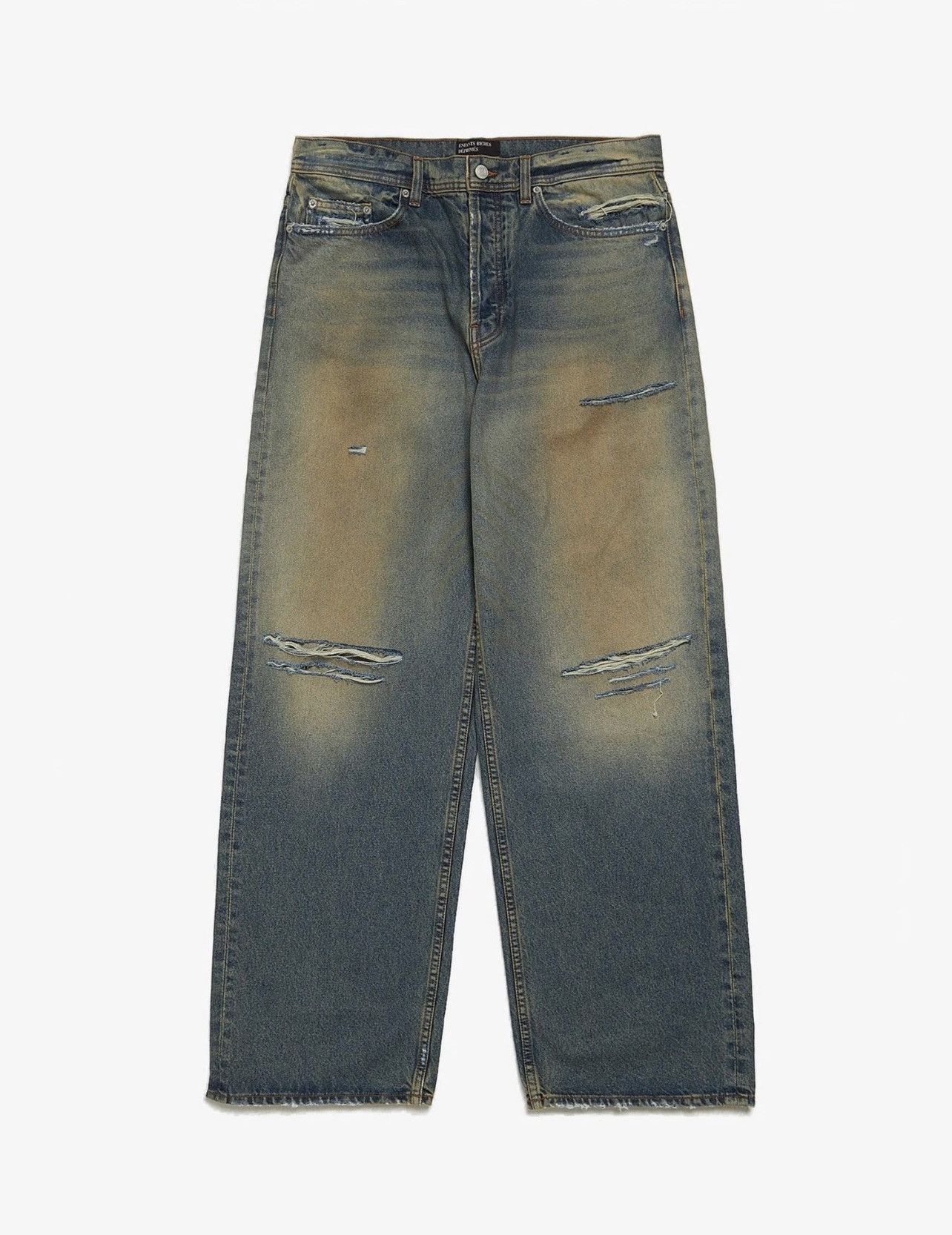 Enfants Riches Deprimes Blue Washed Distressed Corpse Cotton Jeans Size US 32 / EU 48 - 1 Thumbnail