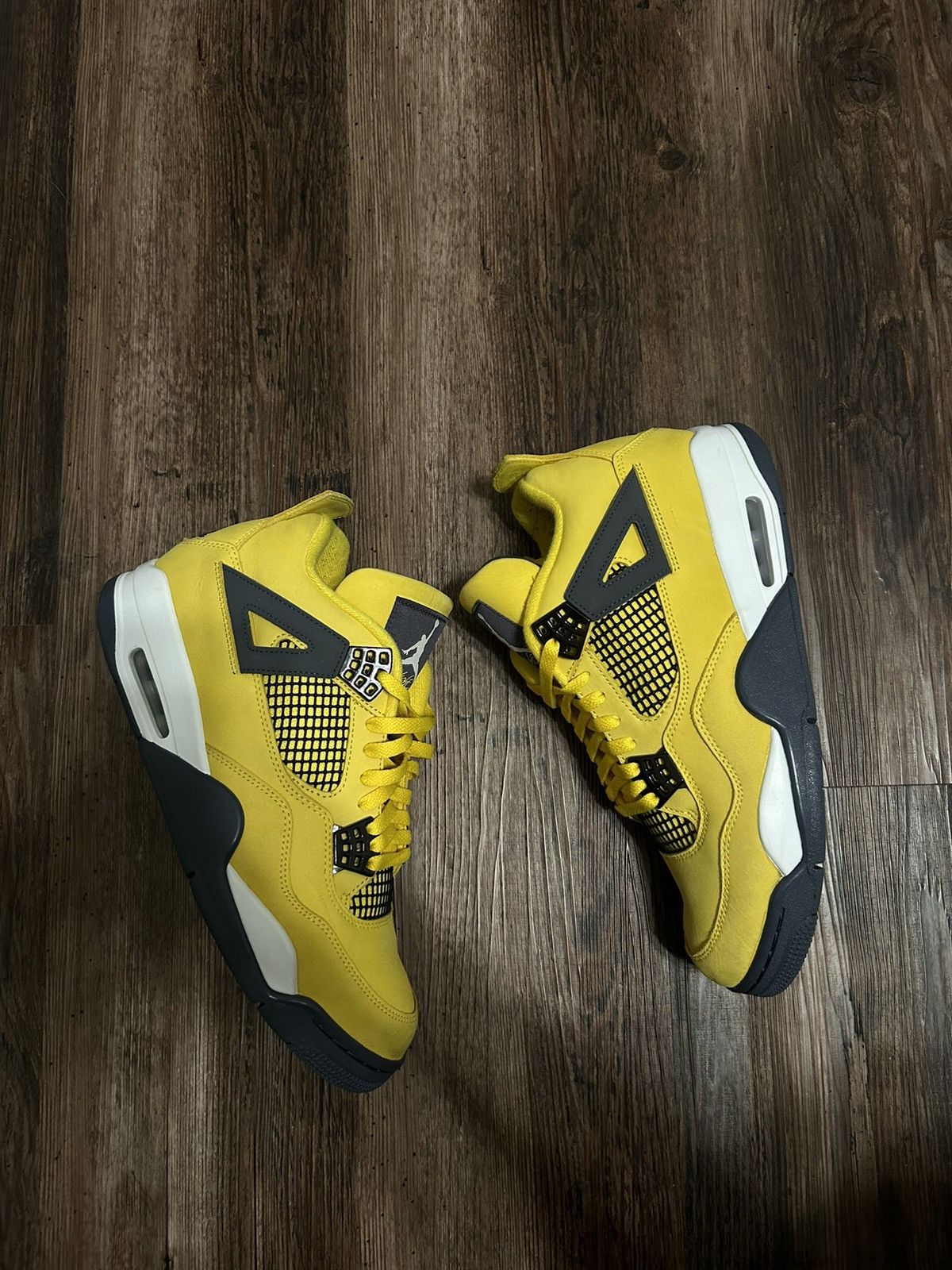 image of Jordan Brand 4 “Lightning” Size 10.5 Shoes in Yellow, Men's
