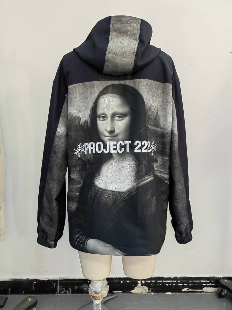 Vintage Project 222 Mona Lisa Windbreaker Jacket Size US L / EU 52-54 / 3 - 1 Thumbnail
